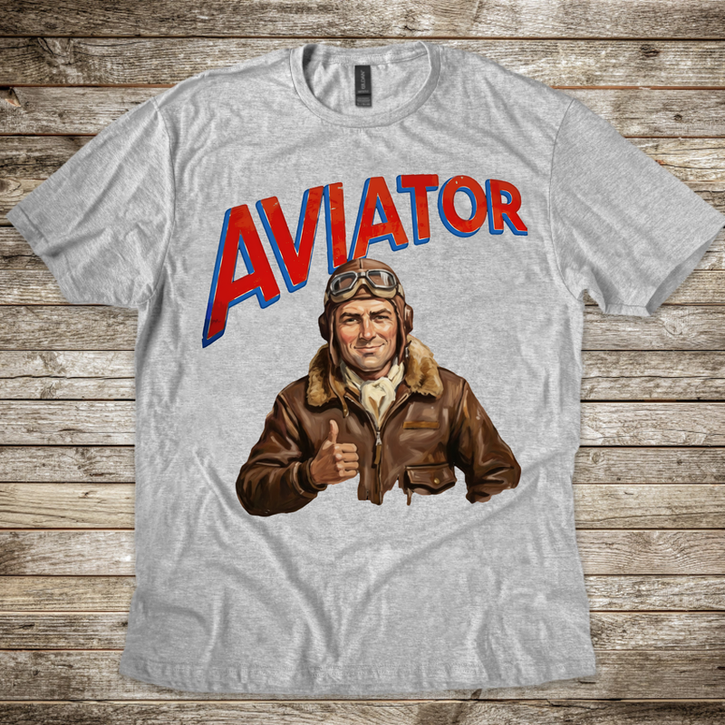 Classic WWII nose art aviation graphic T shirt