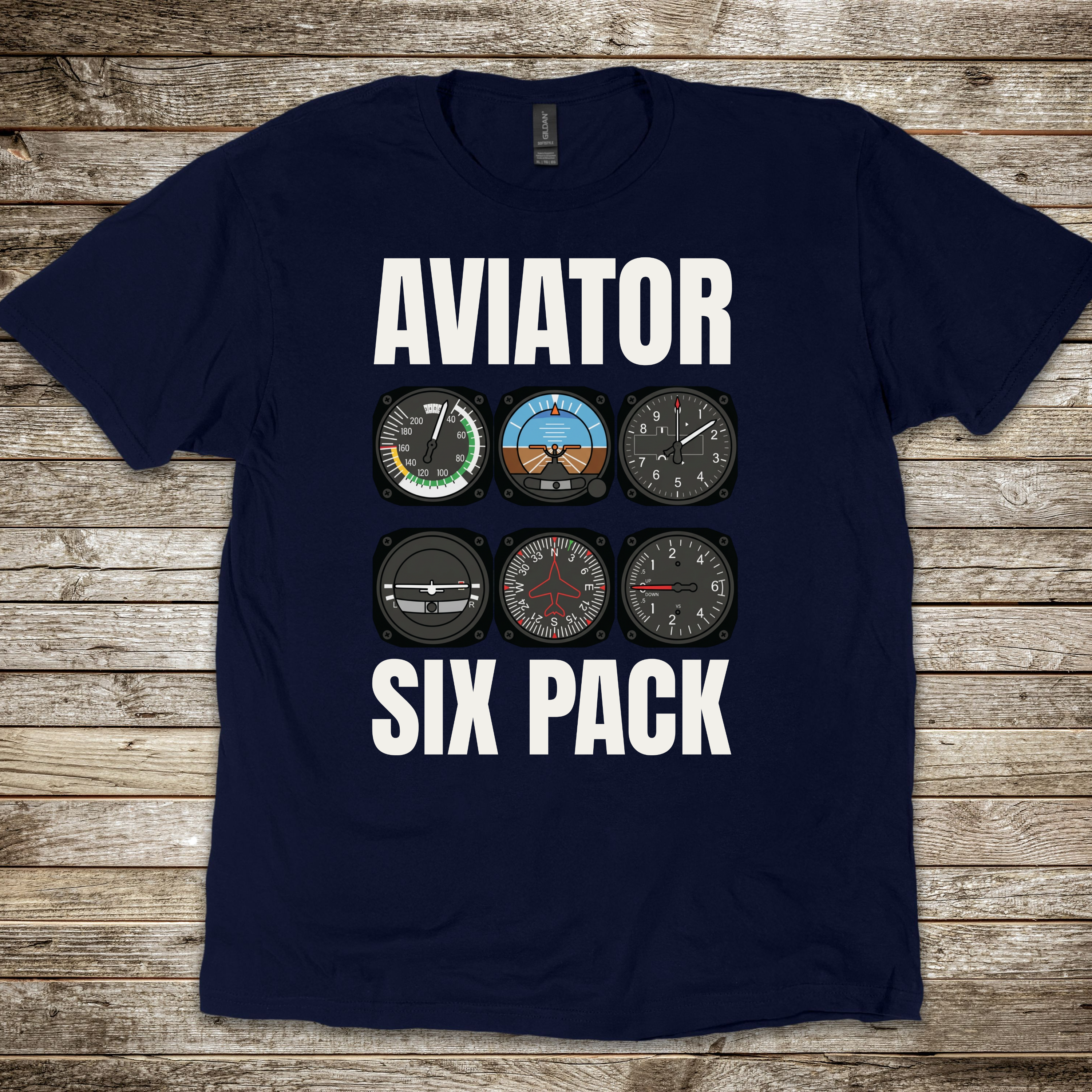 Aviator Six Pack T-shirt