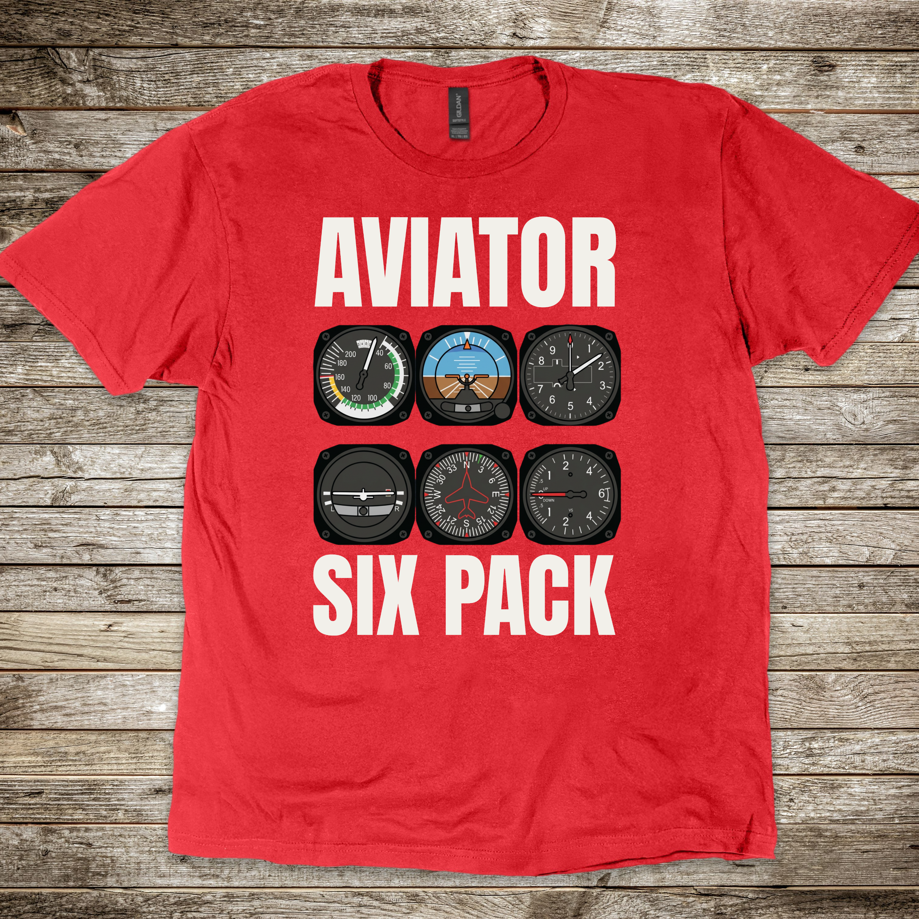 Aviator Six Pack T-shirt