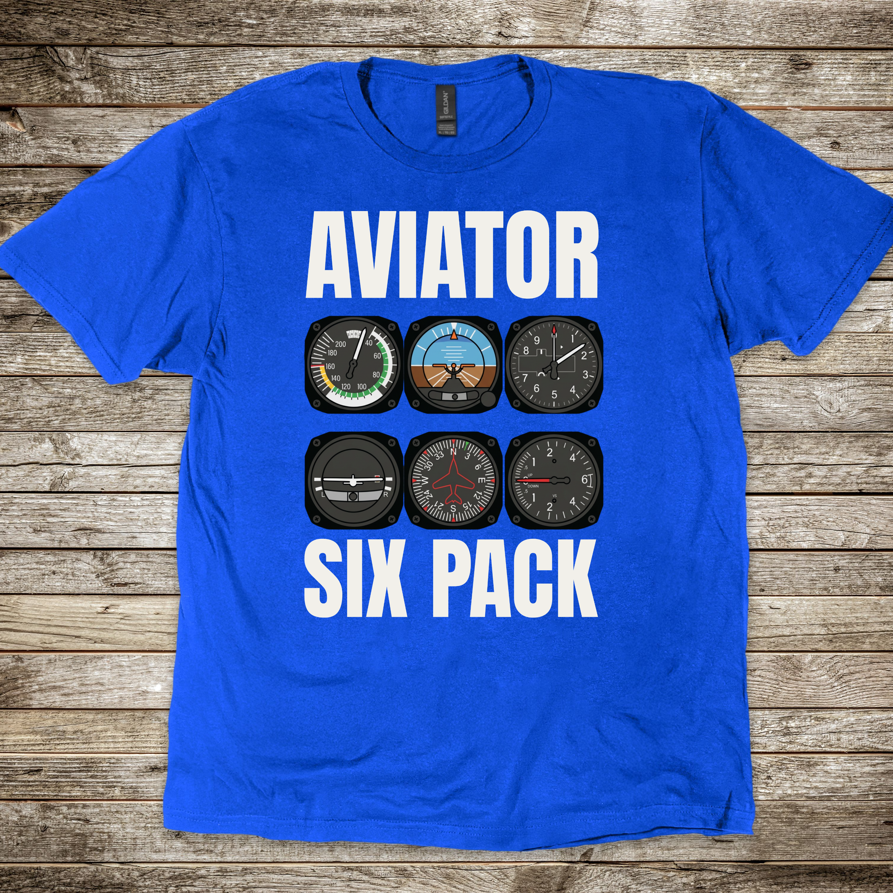 Aviator Six Pack T-shirt