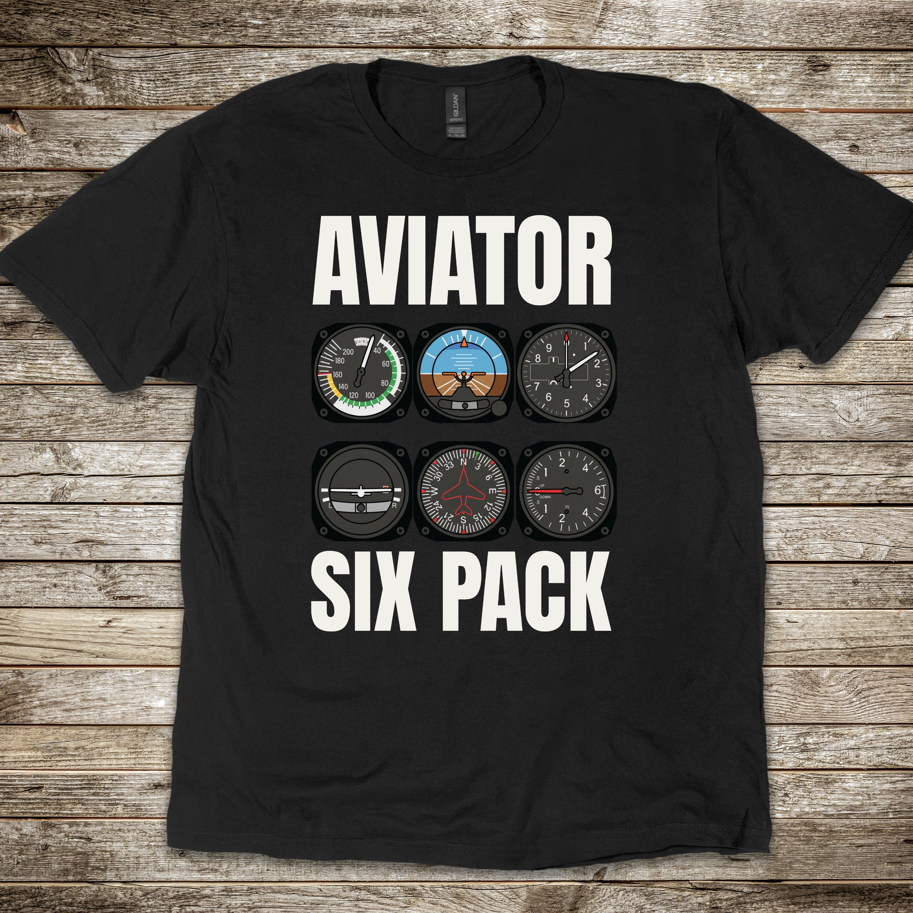 Aviator Six Pack T-shirt