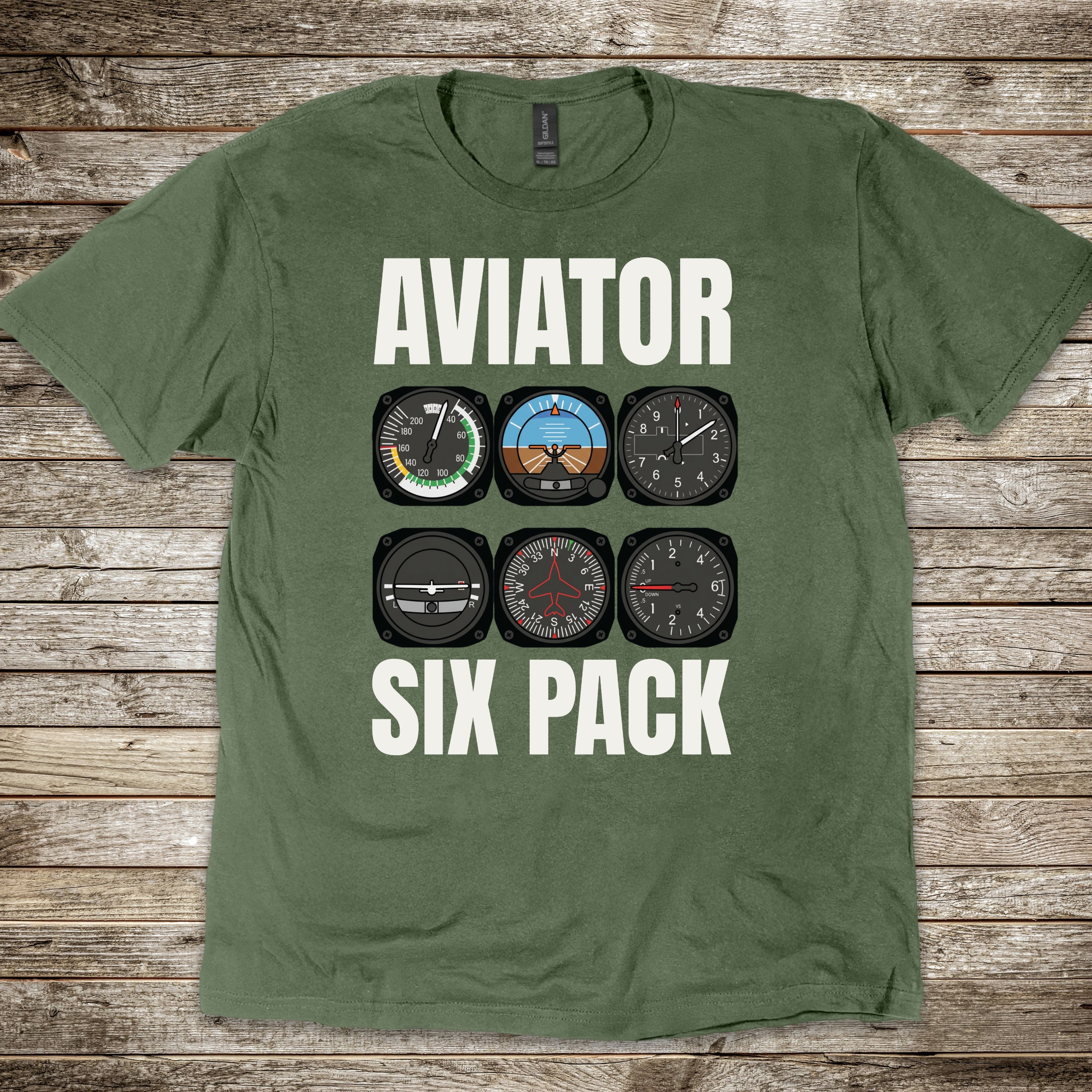 Aviator Six Pack T-shirt
