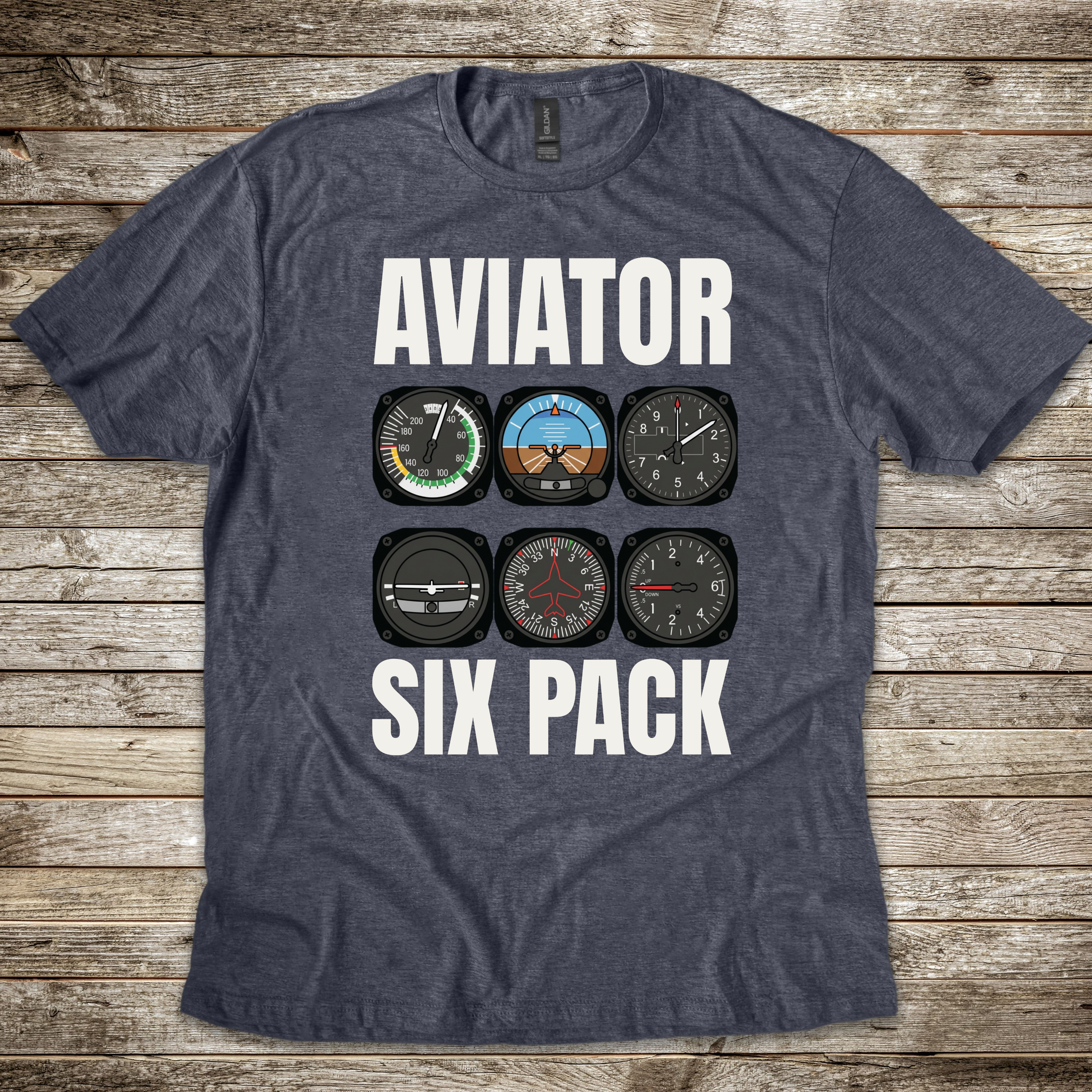 Aviator Six Pack T-shirt