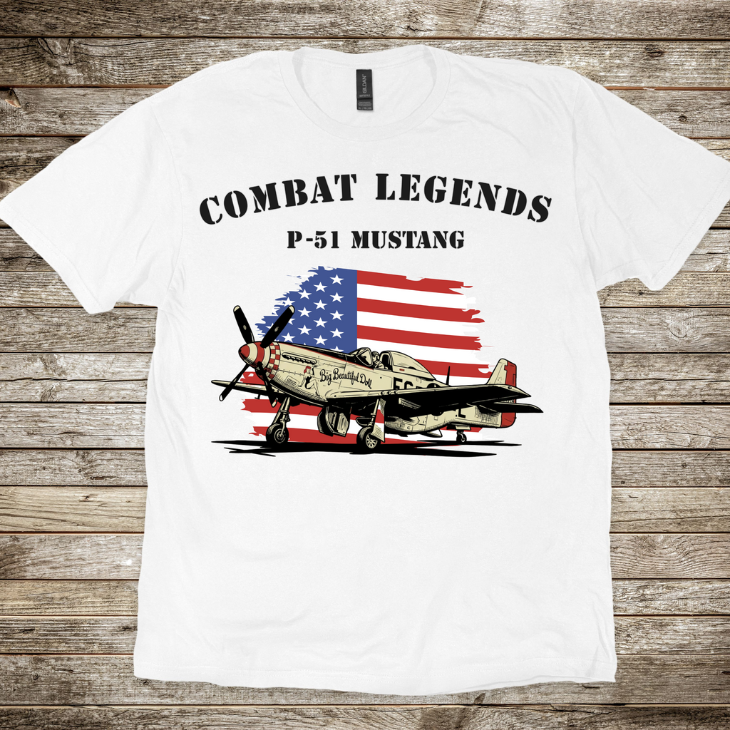 Combat Legends P-51 Mustang T-shirt