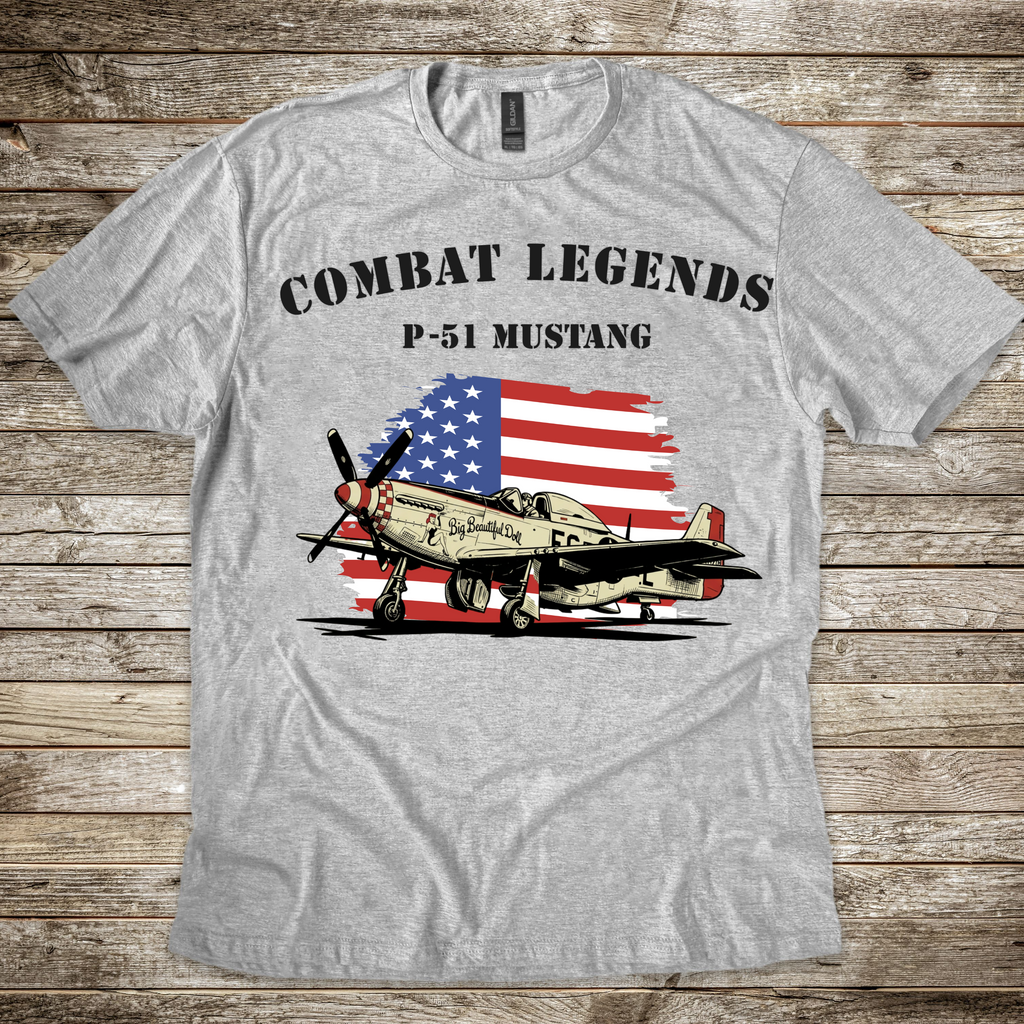 Combat Legends P-51 Mustang T-shirt