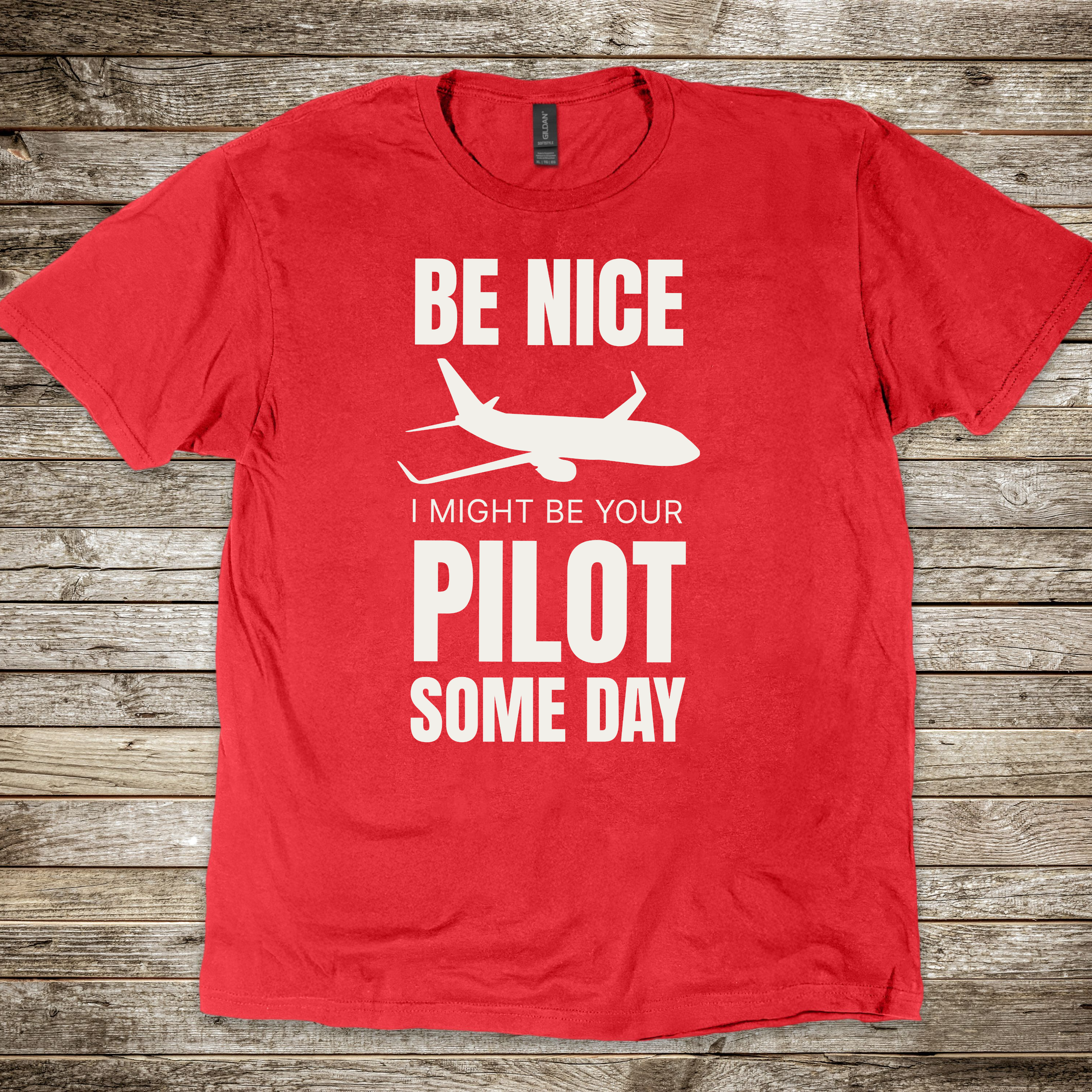 Be Nice I Might Be Your Pilot T-shirt