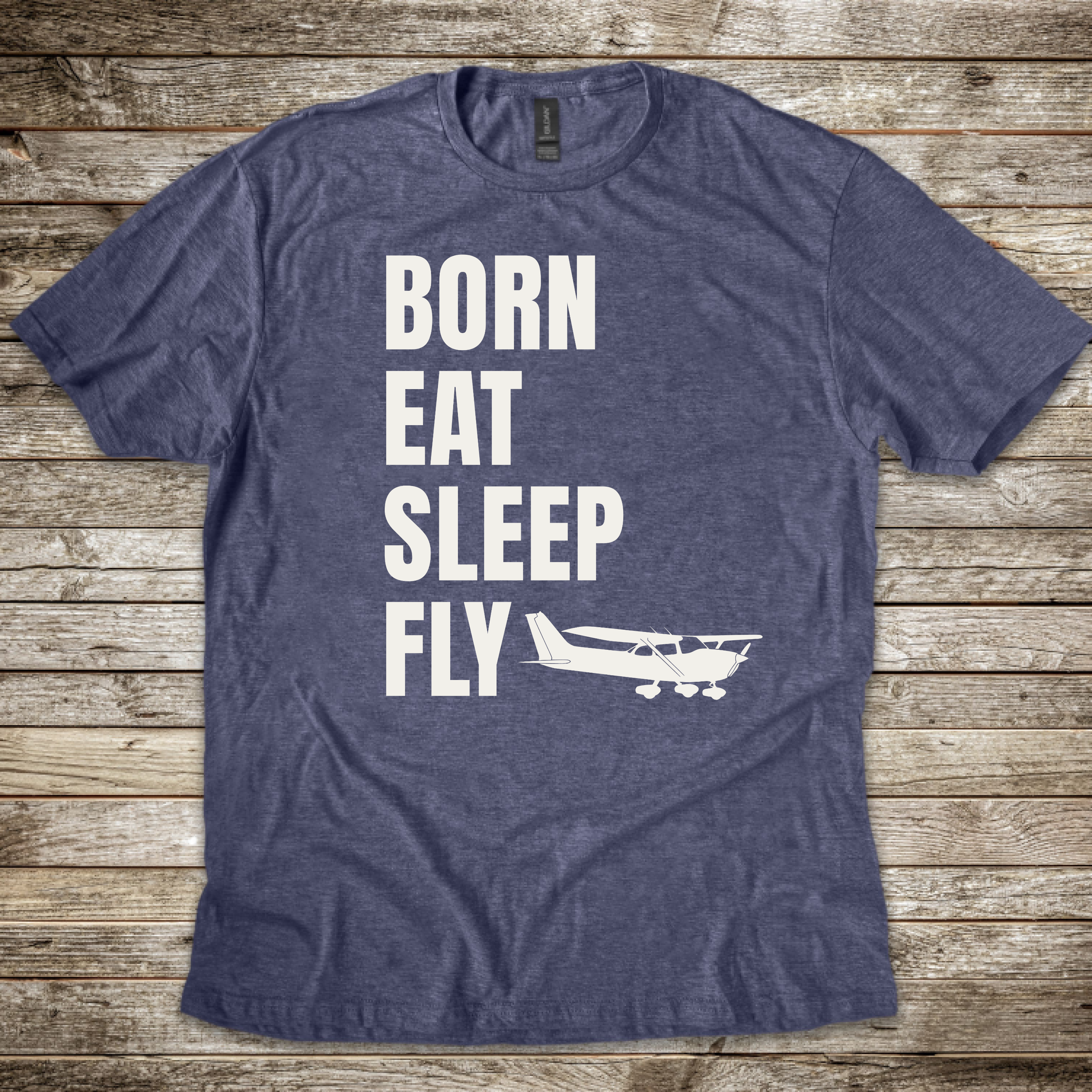 Born Eat Sleep Fly T-shirt