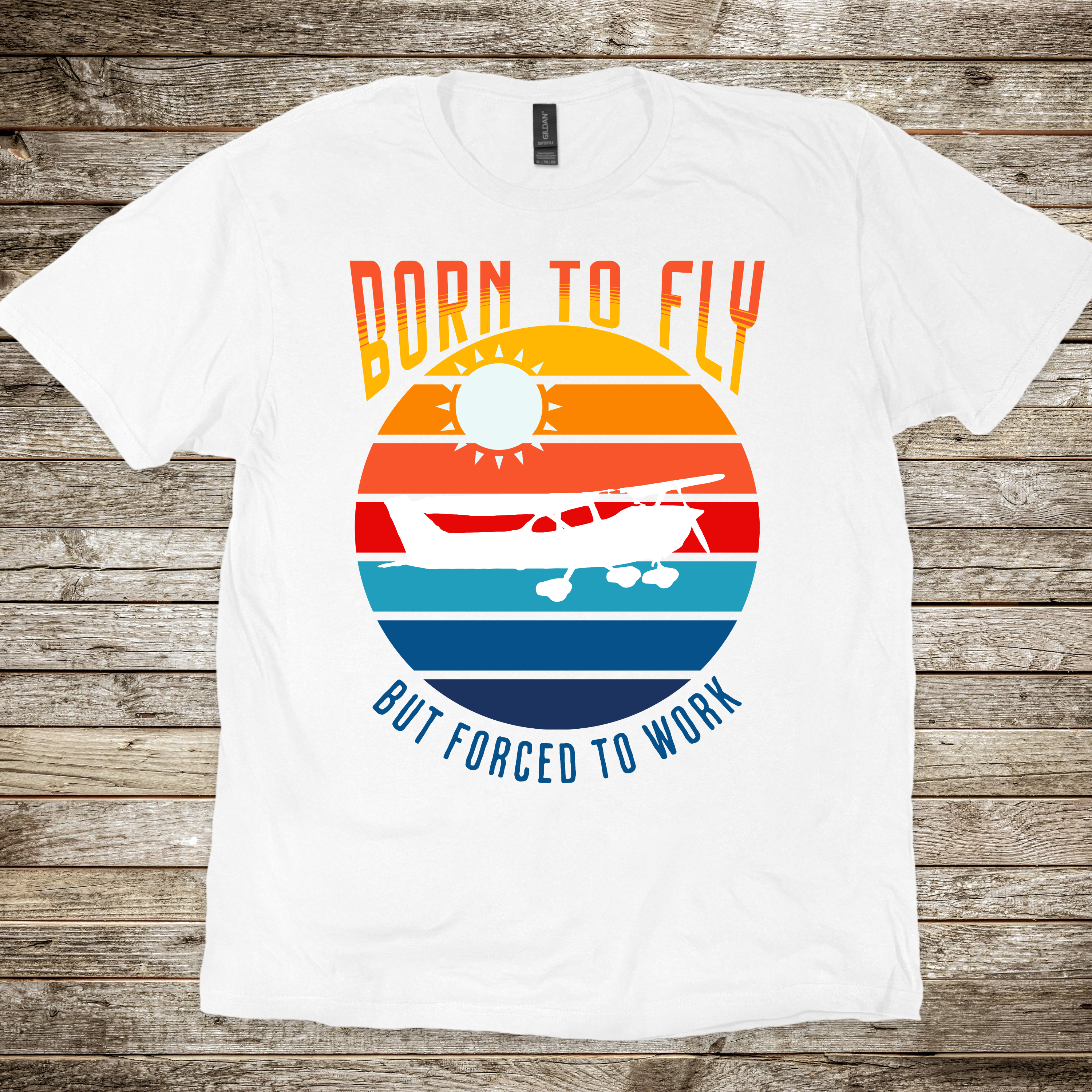 Born to Fly Forced to Work T-shirt