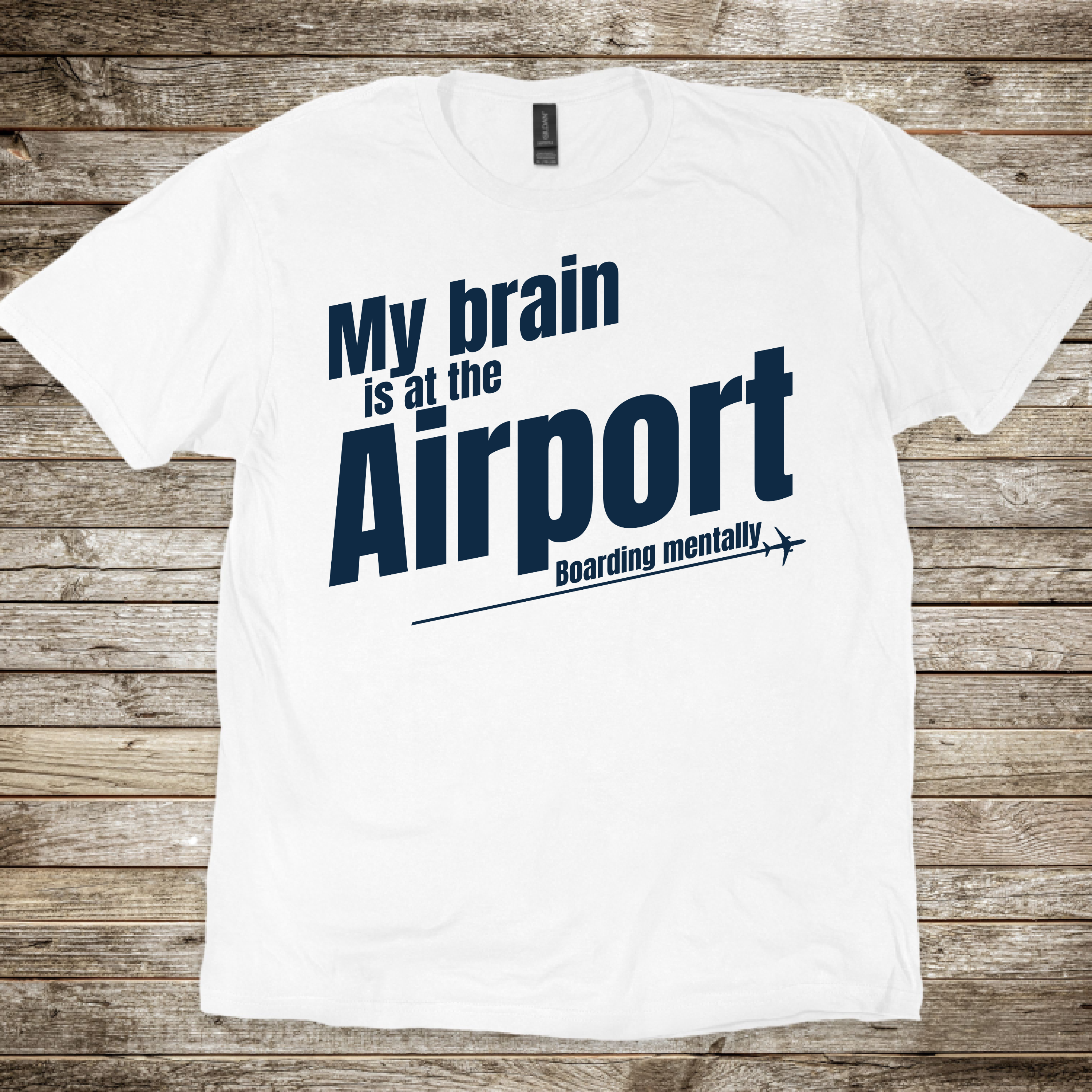 Brain at the Airport T-Shirt
