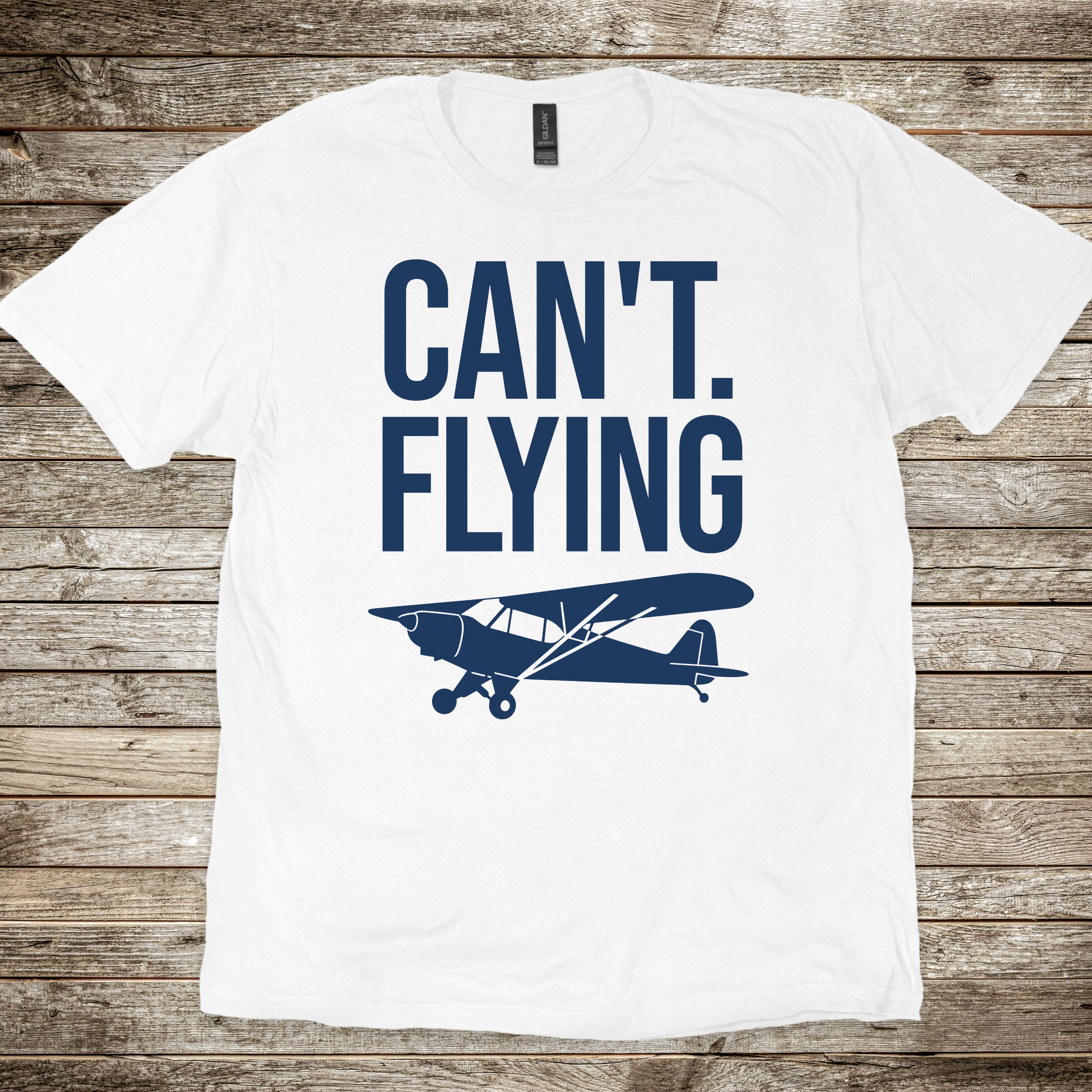 Can't. Flying T-shirt