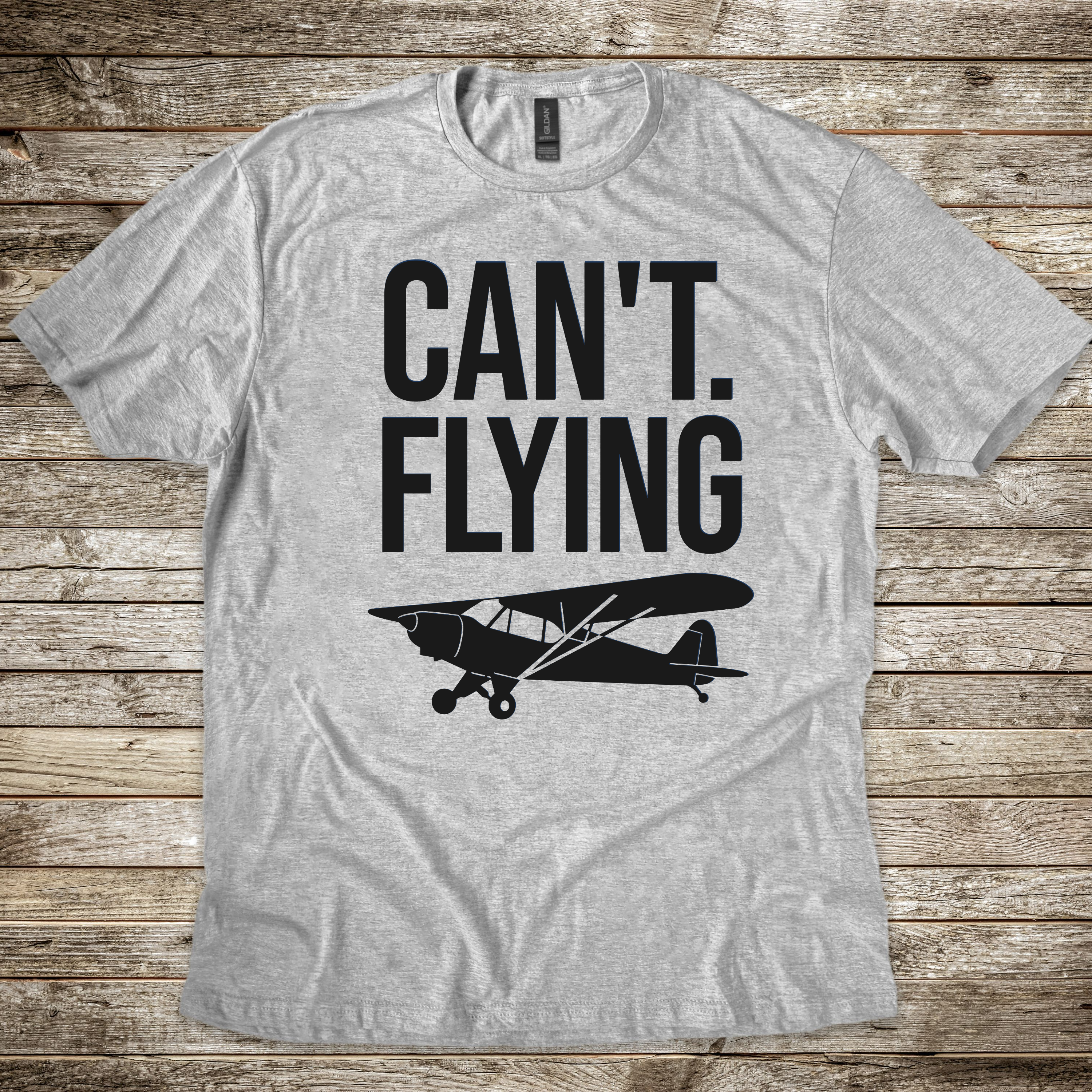 Can't. Flying T-shirt