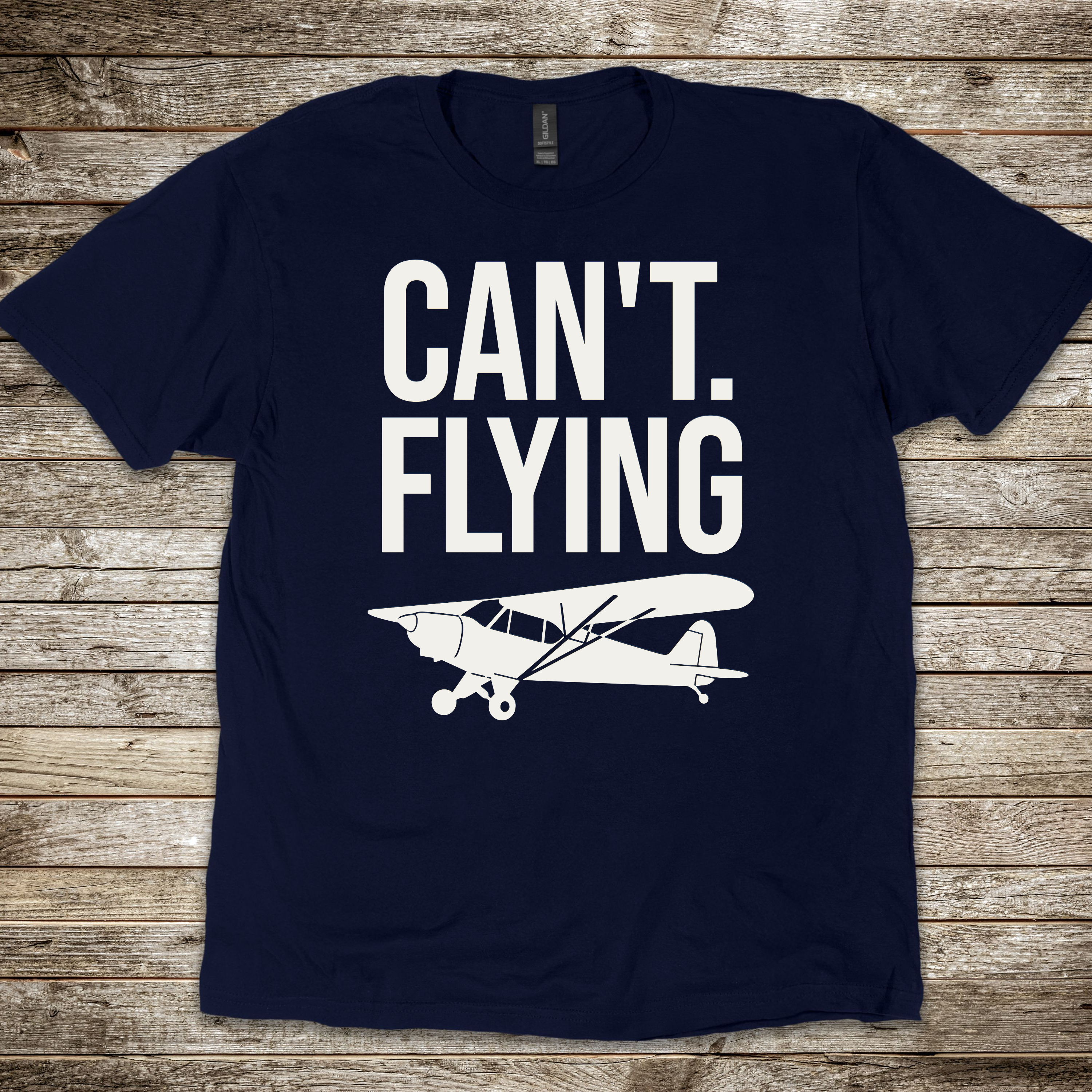 Can't. Flying T-shirt