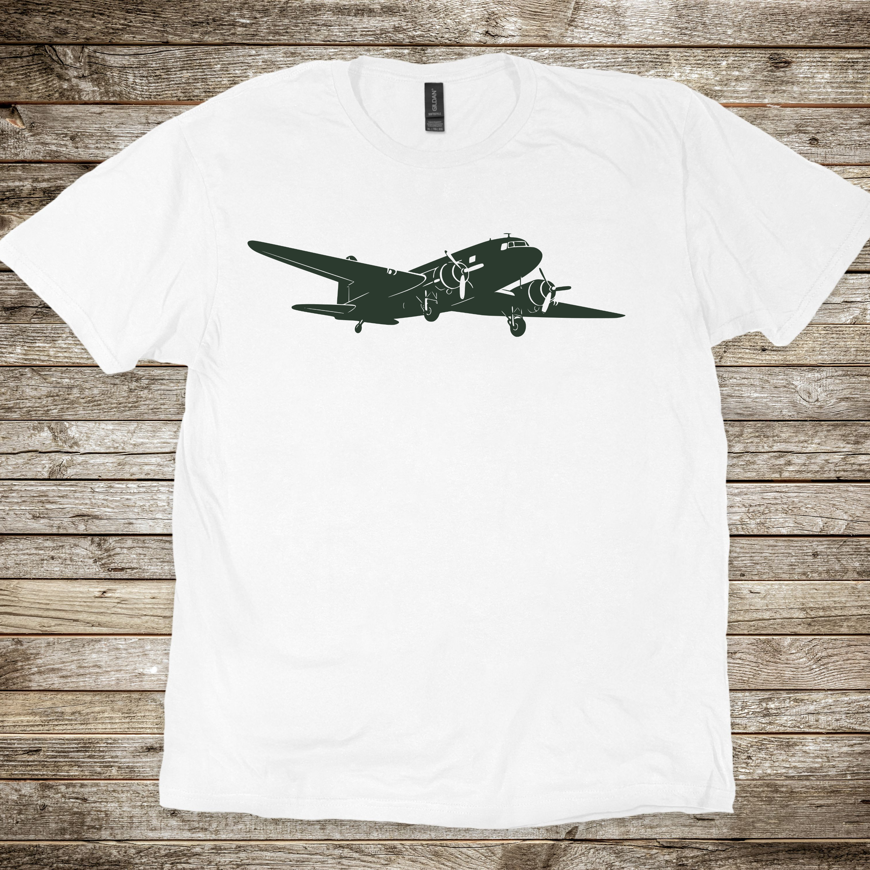 Douglas DC-3 Silhouette T-shirt