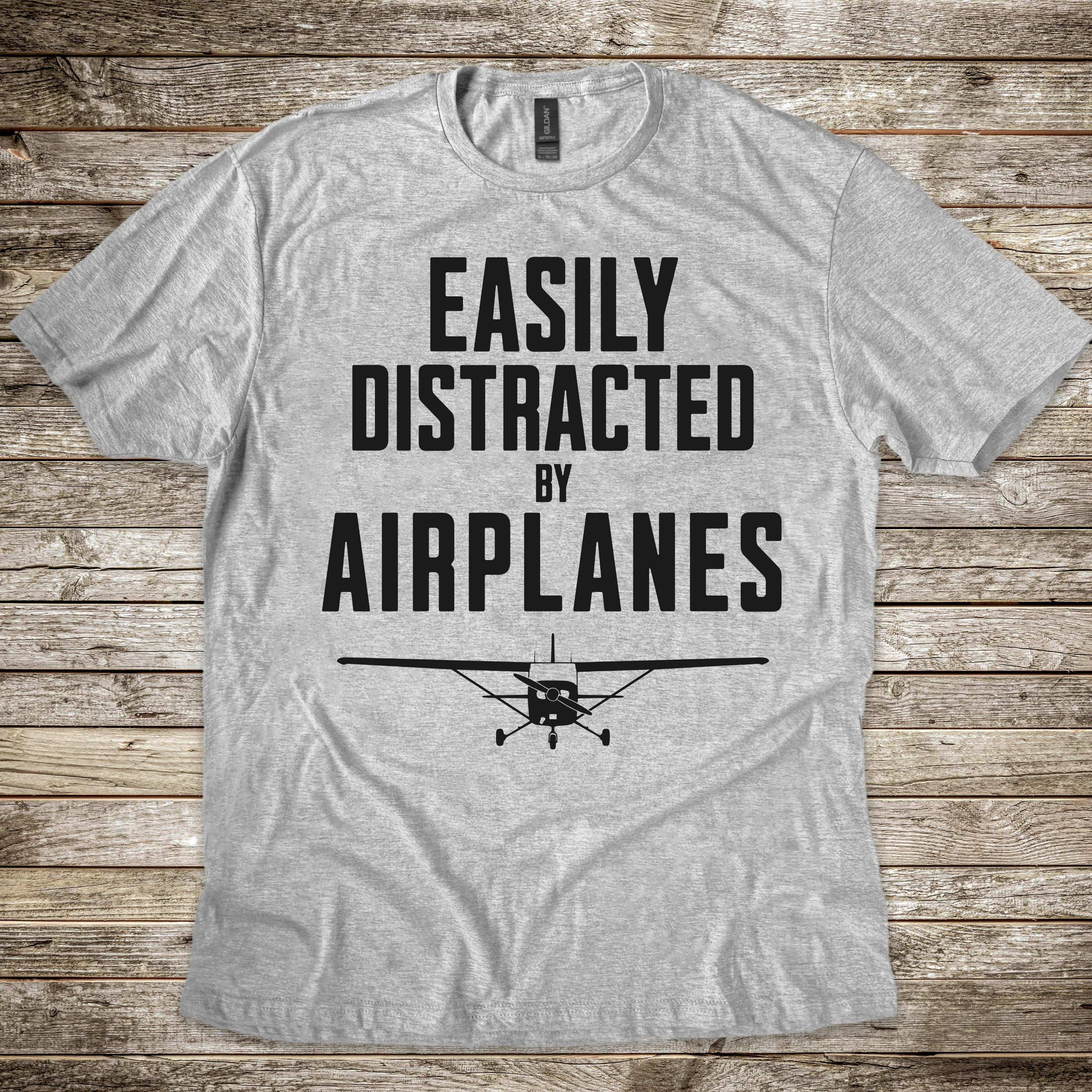 Easily Distracted Cessna T-shirt
