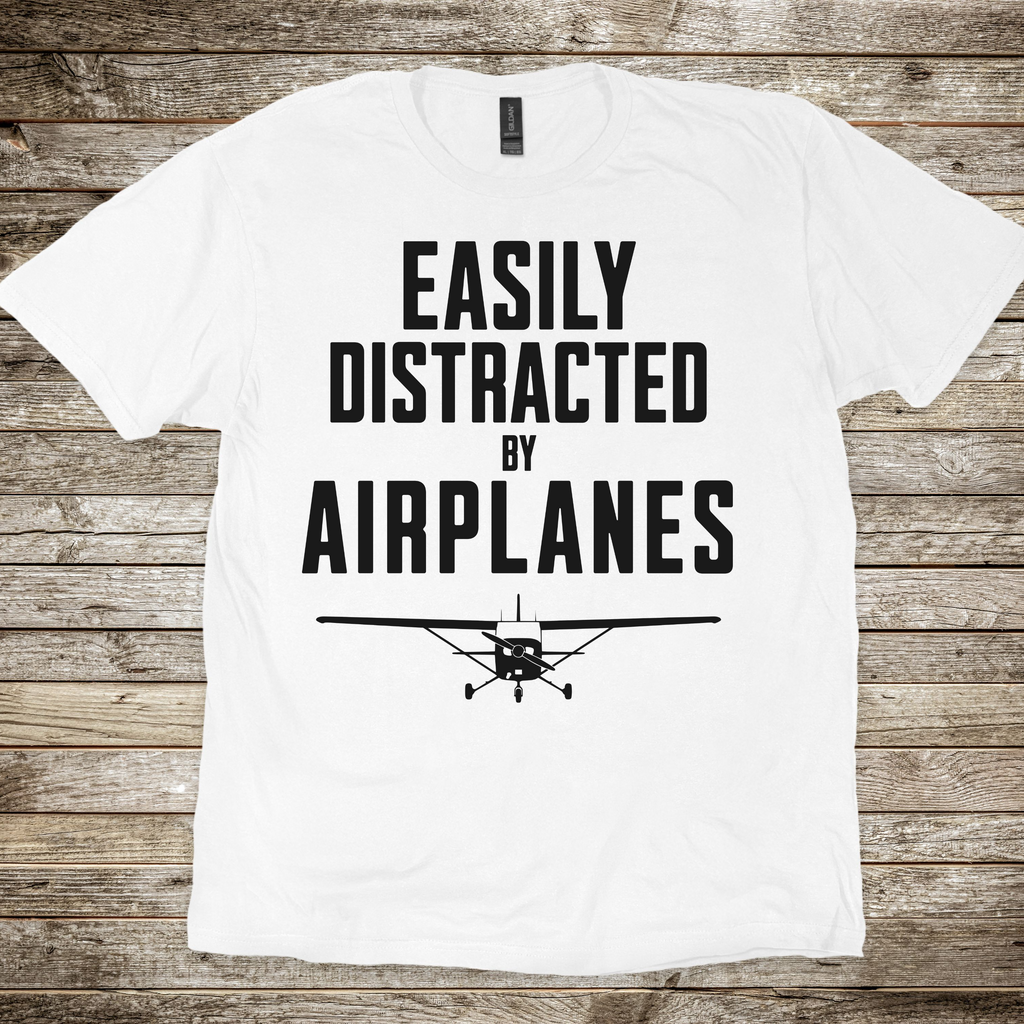 Easily Distracted Cessna T-shirt