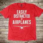Easily Distracted Cessna T-shirt