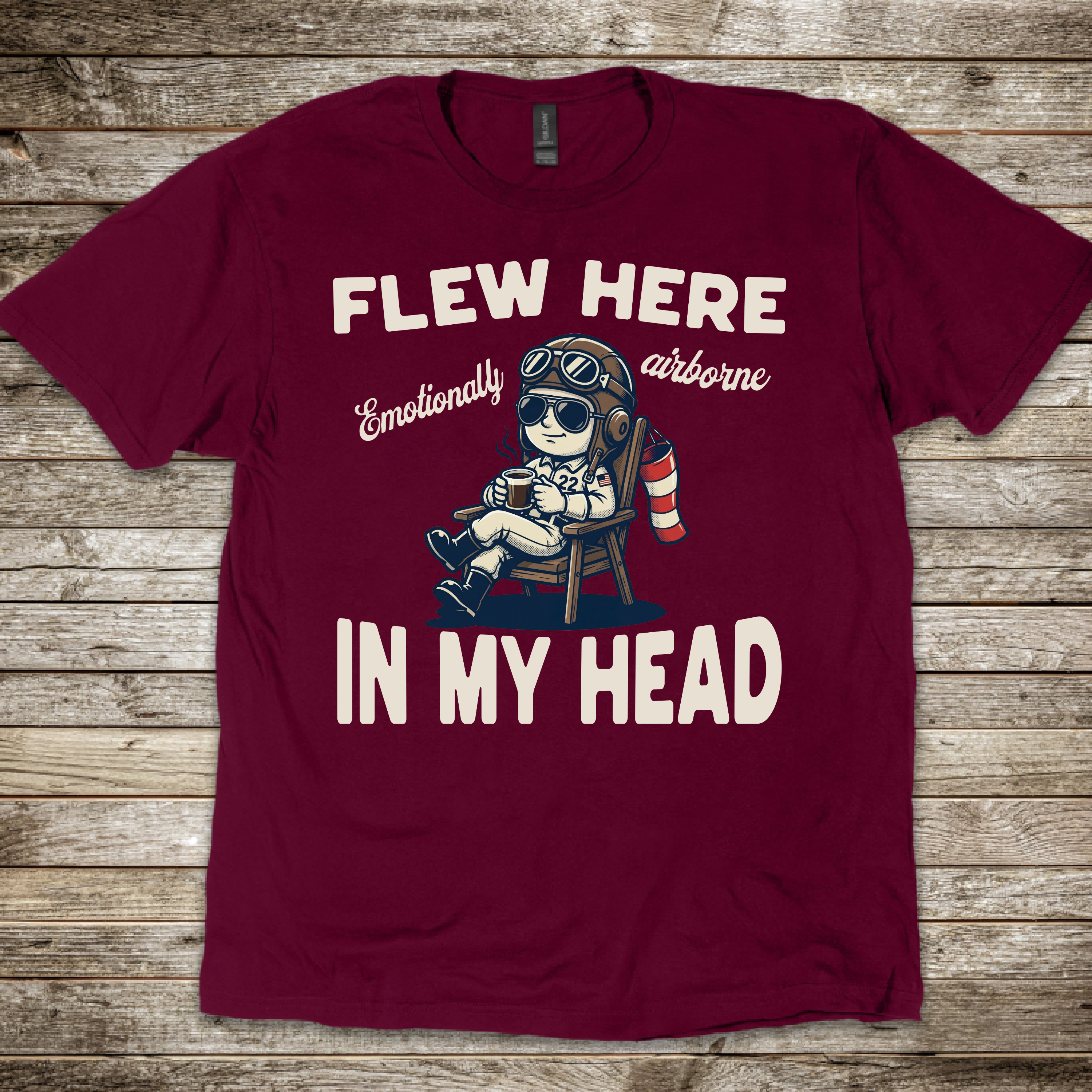 Flew Here In My Head T-Shirt
