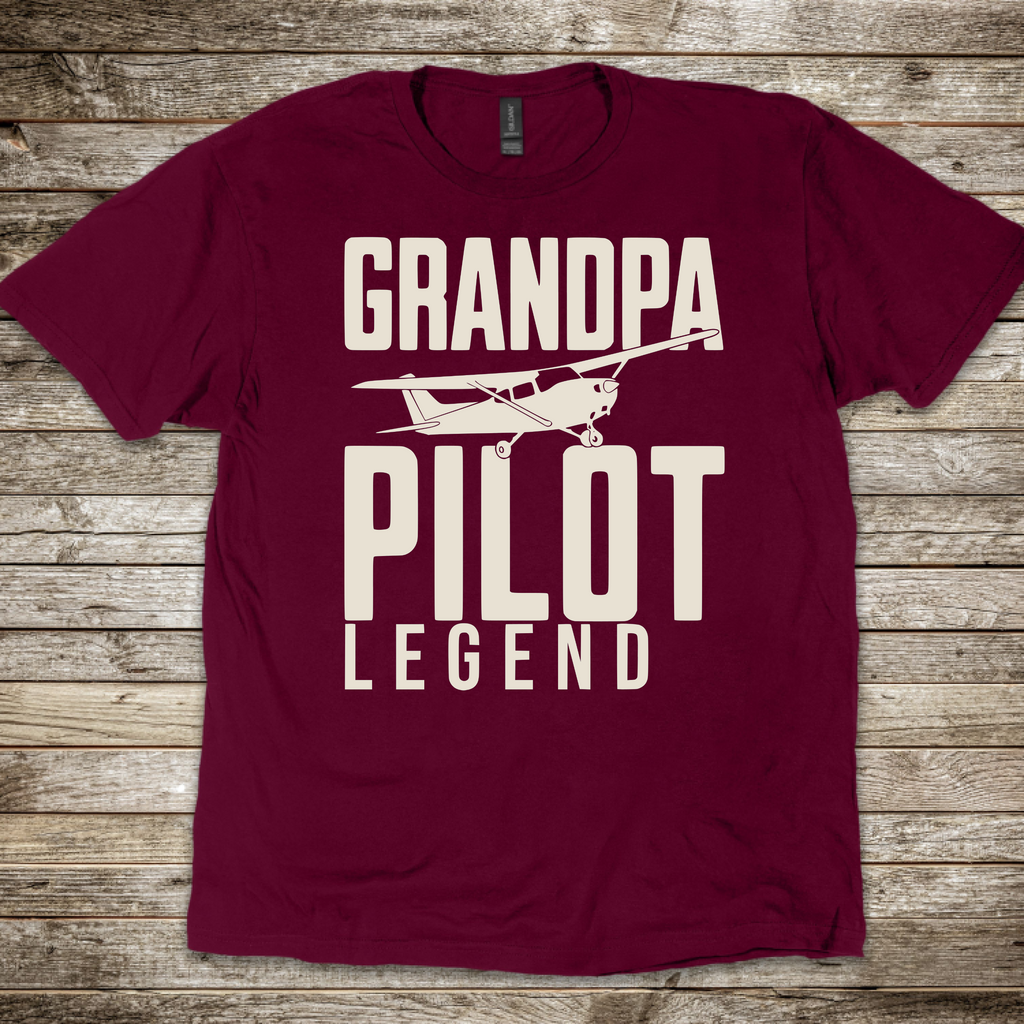 Grandpa, Pilot, Legend T-Shirt