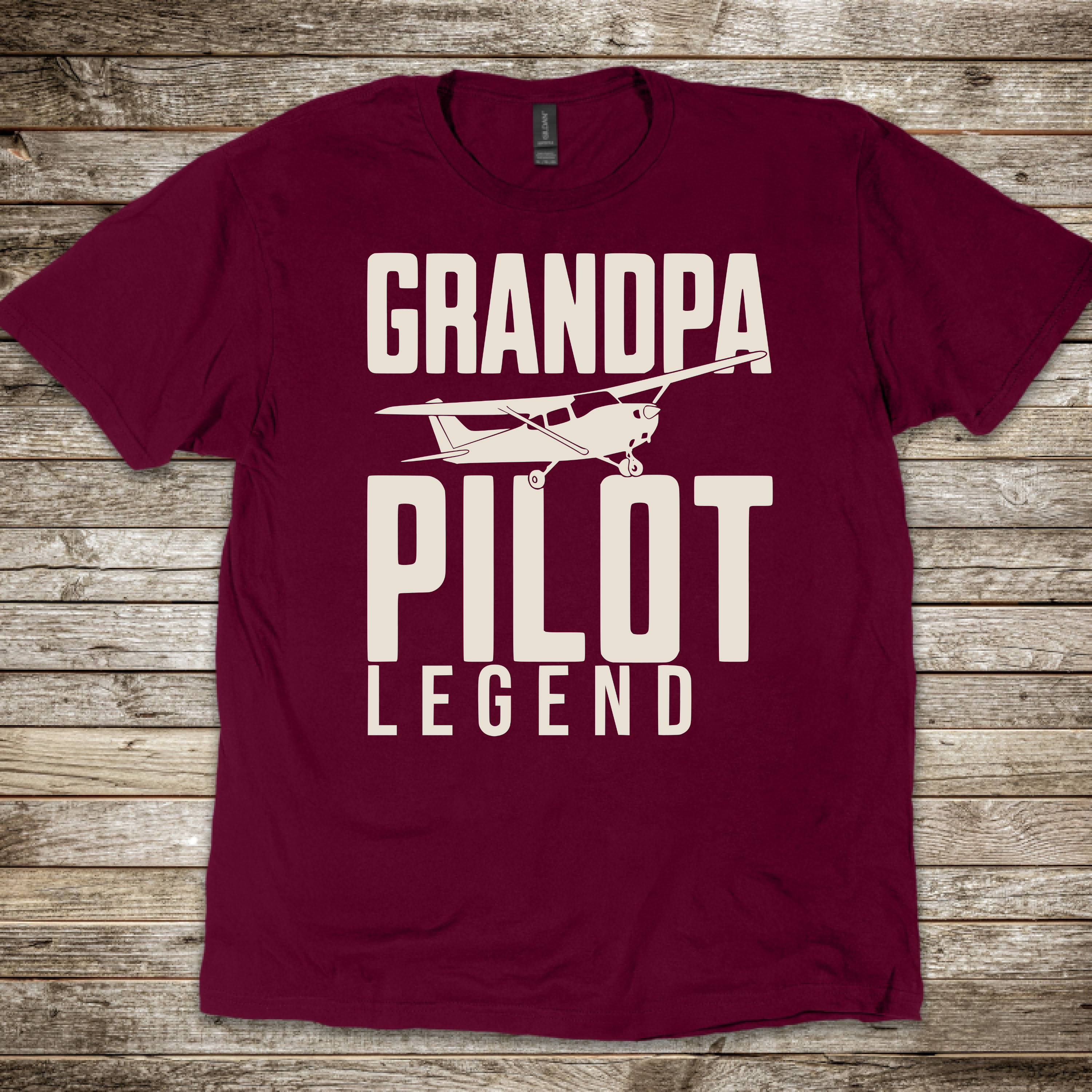 Grandpa, Pilot, Legend T-Shirt