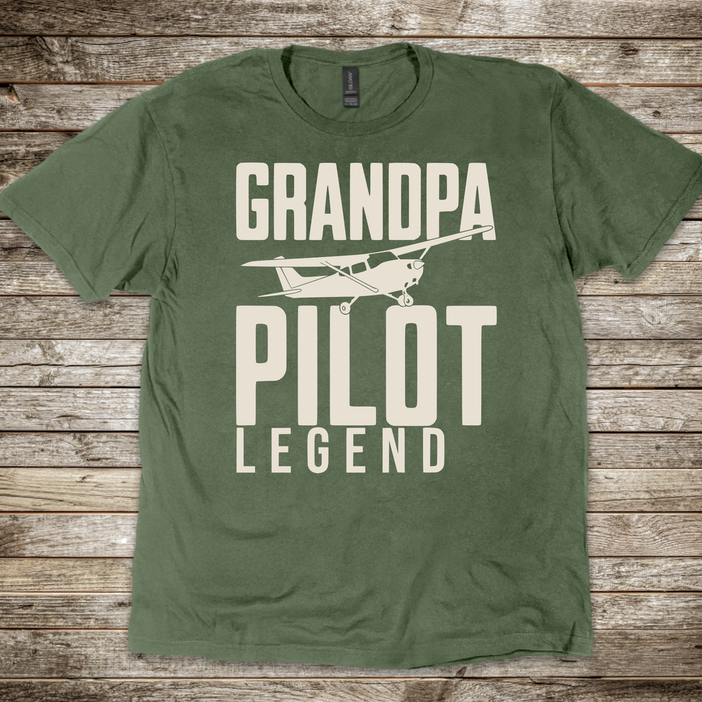 Grandpa, Pilot, Legend T-Shirt