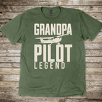 Grandpa, Pilot, Legend T-Shirt