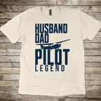 Husband, Dad, Pilot, Legend 2026 T-Shirt