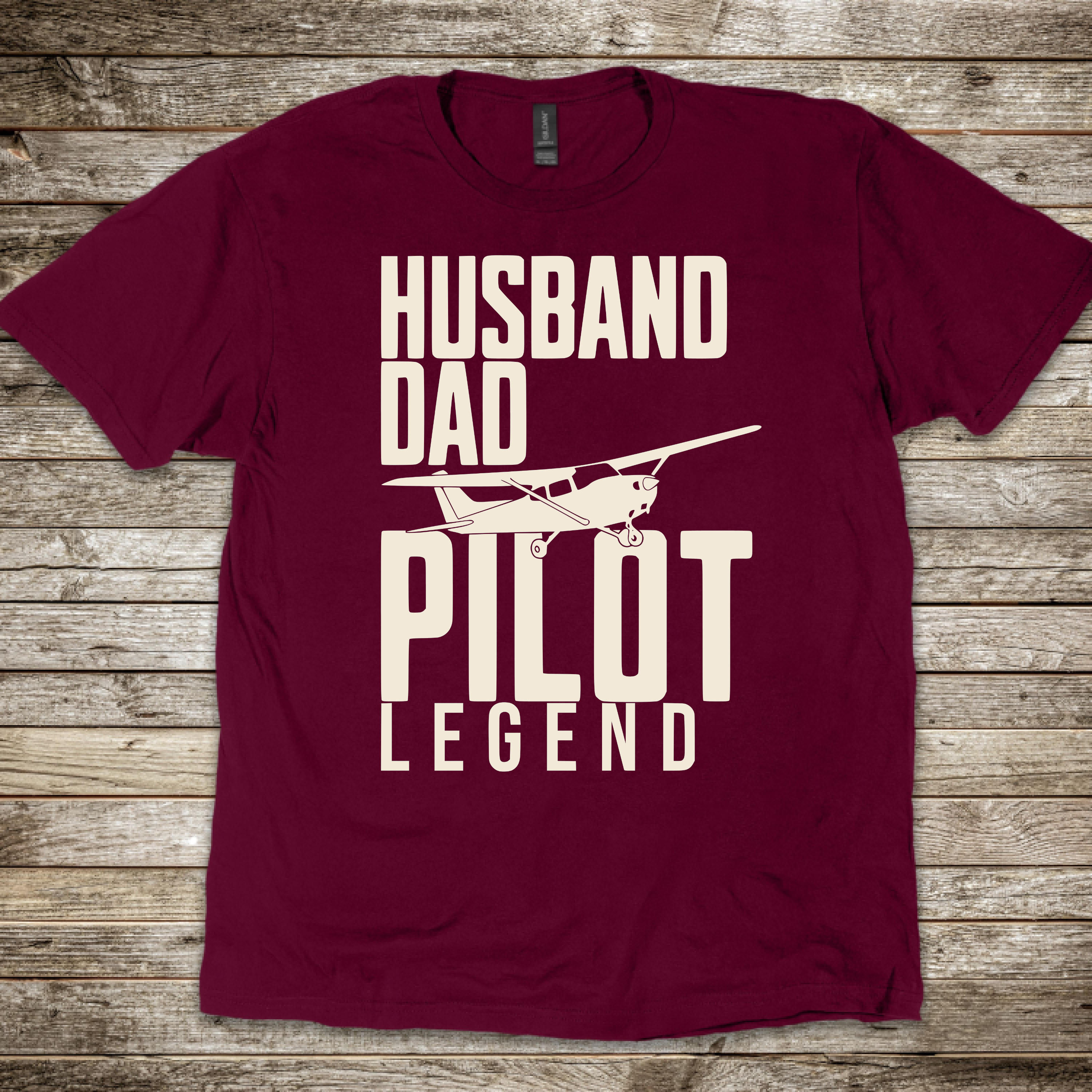 Husband, Dad, Pilot, Legend 2026 T-Shirt