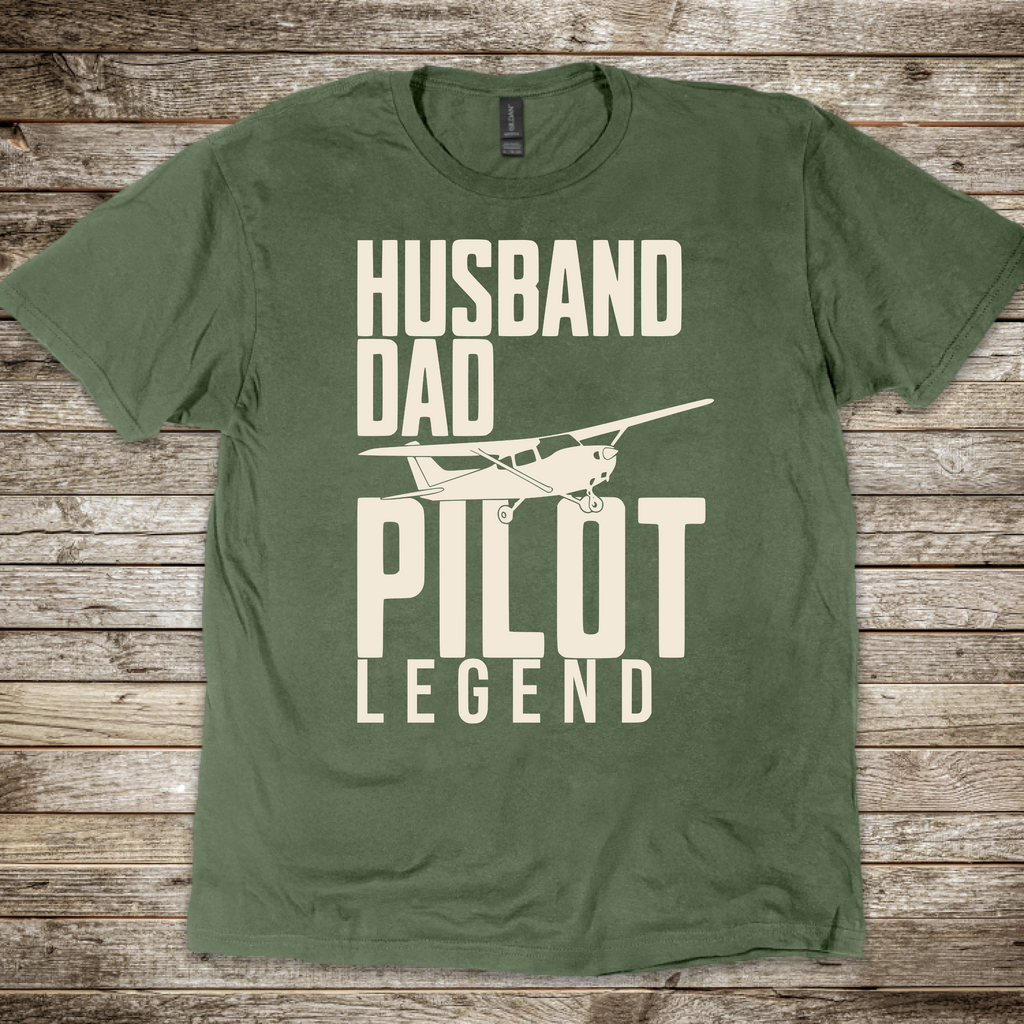 Husband, Dad, Pilot, Legend 2026 T-Shirt