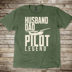 Husband, Dad, Pilot, Legend 2026 T-Shirt