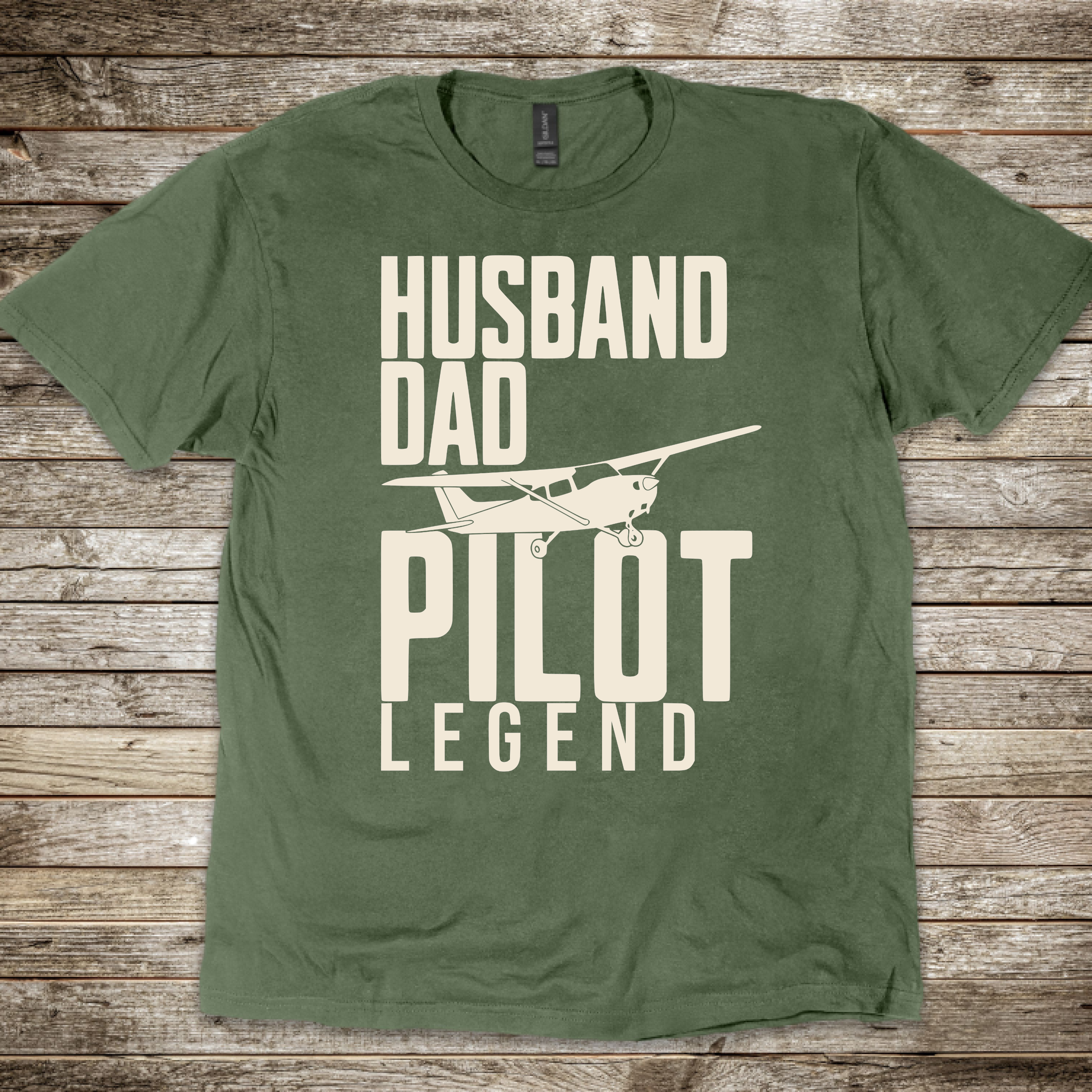 Husband, Dad, Pilot, Legend 2026 T-Shirt