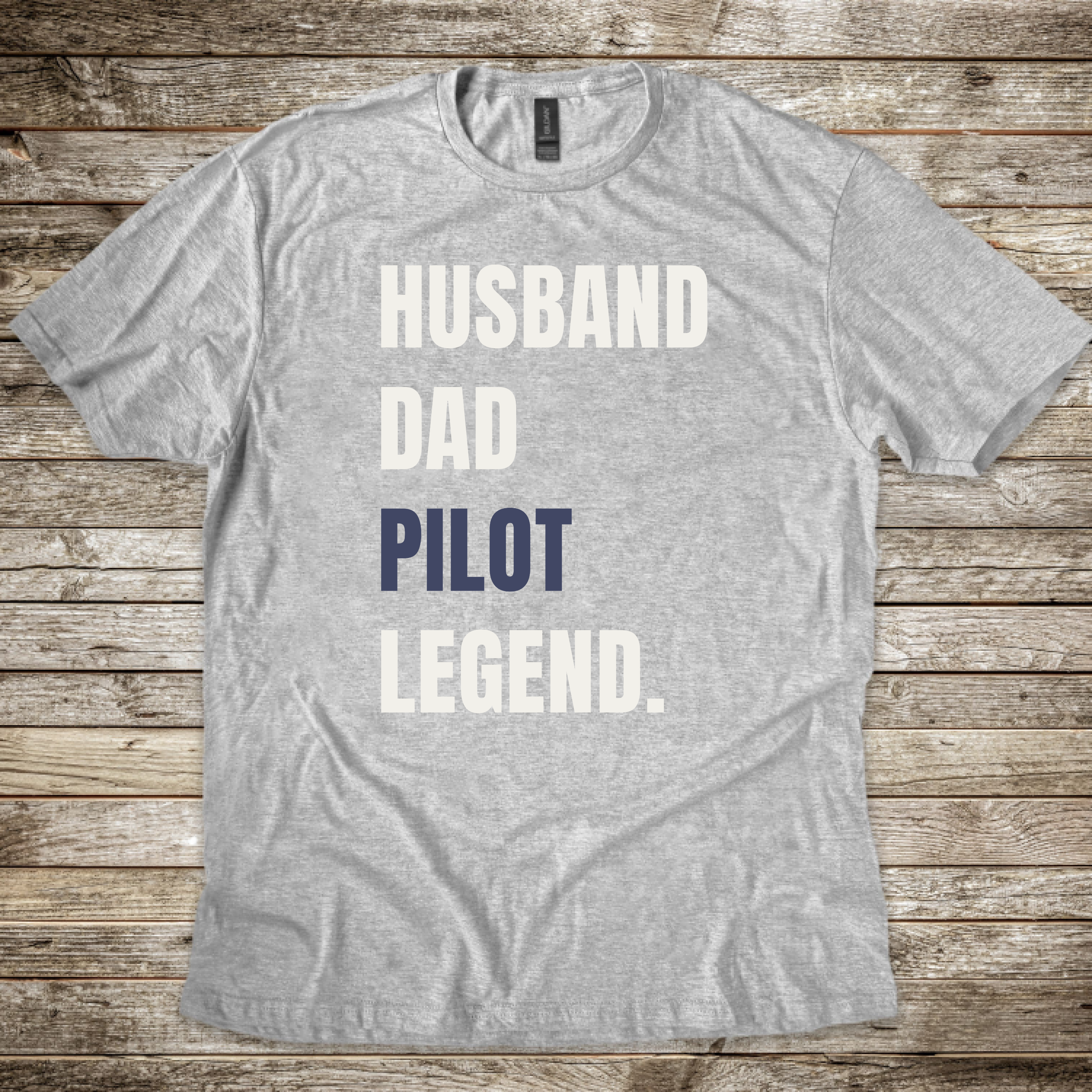 Husband Dad Pilot Legend T-shirt