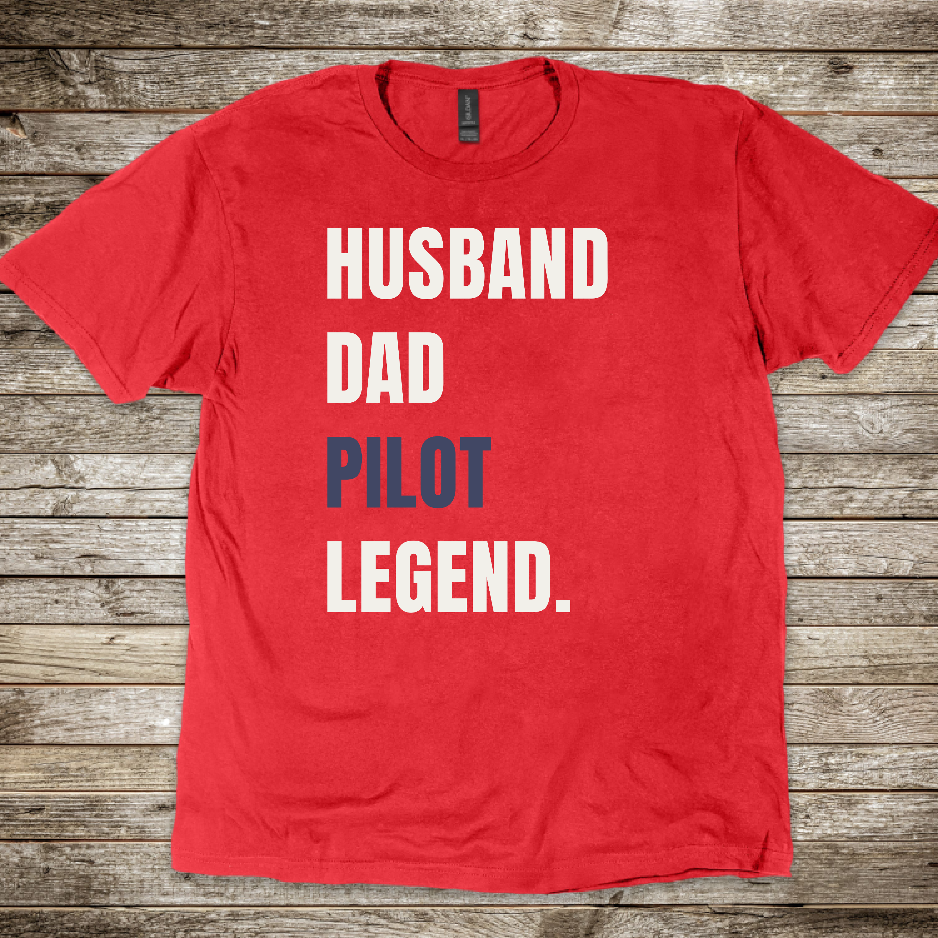 Husband Dad Pilot Legend T-shirt