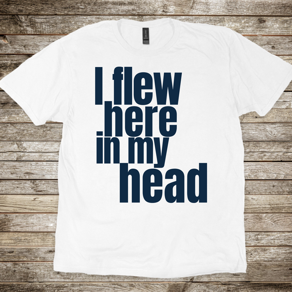 I Flew Here In My Head T-Shirt