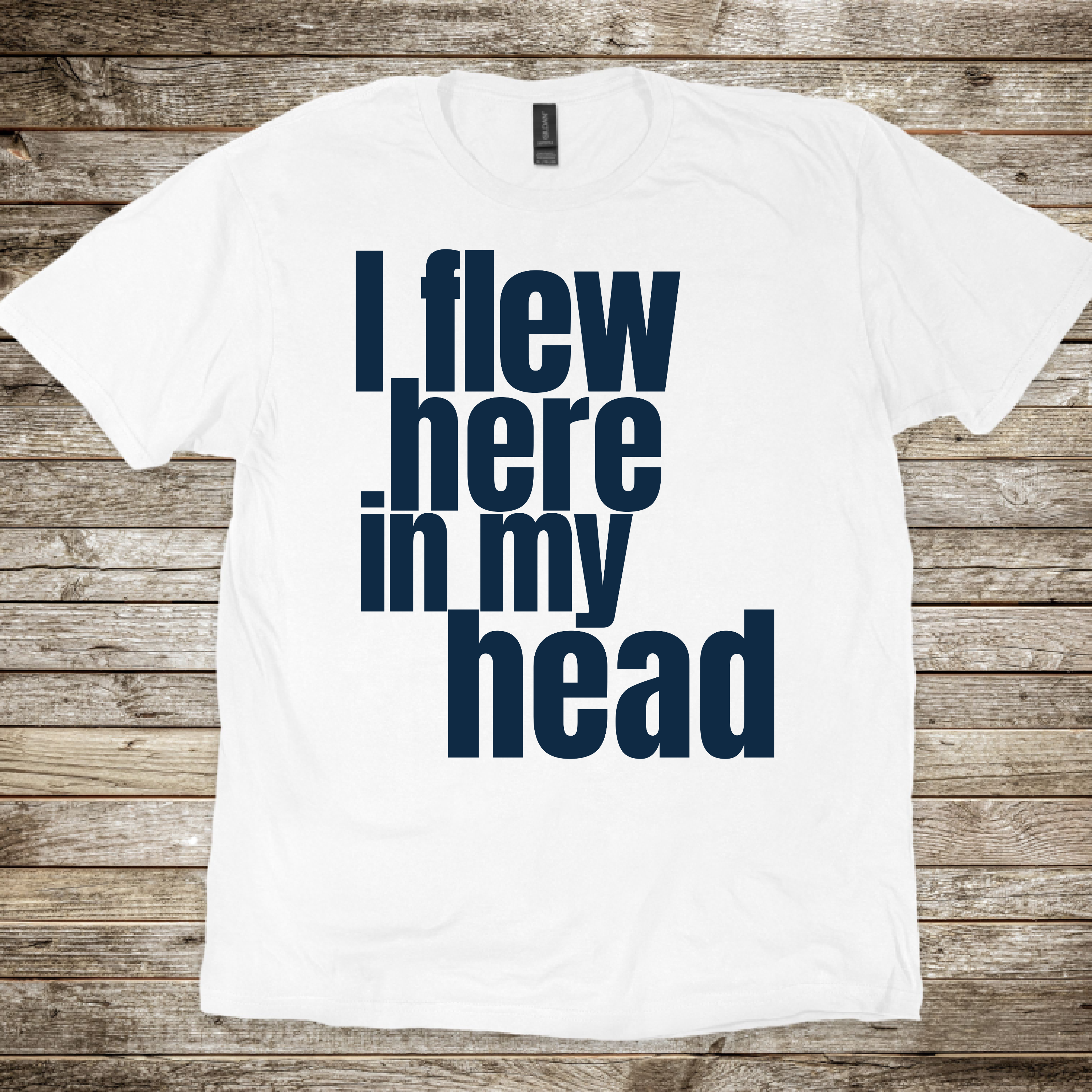 I Flew Here In My Head T-Shirt