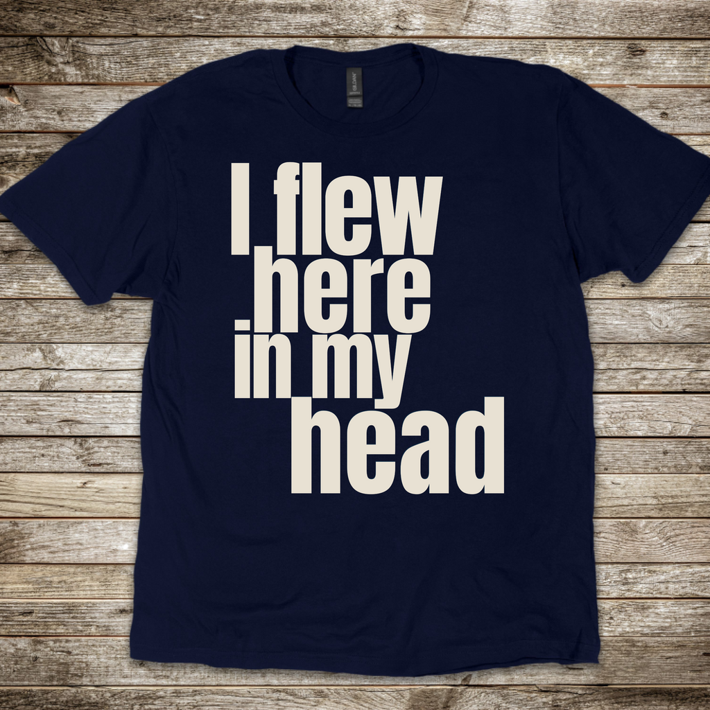 I Flew Here In My Head T-Shirt