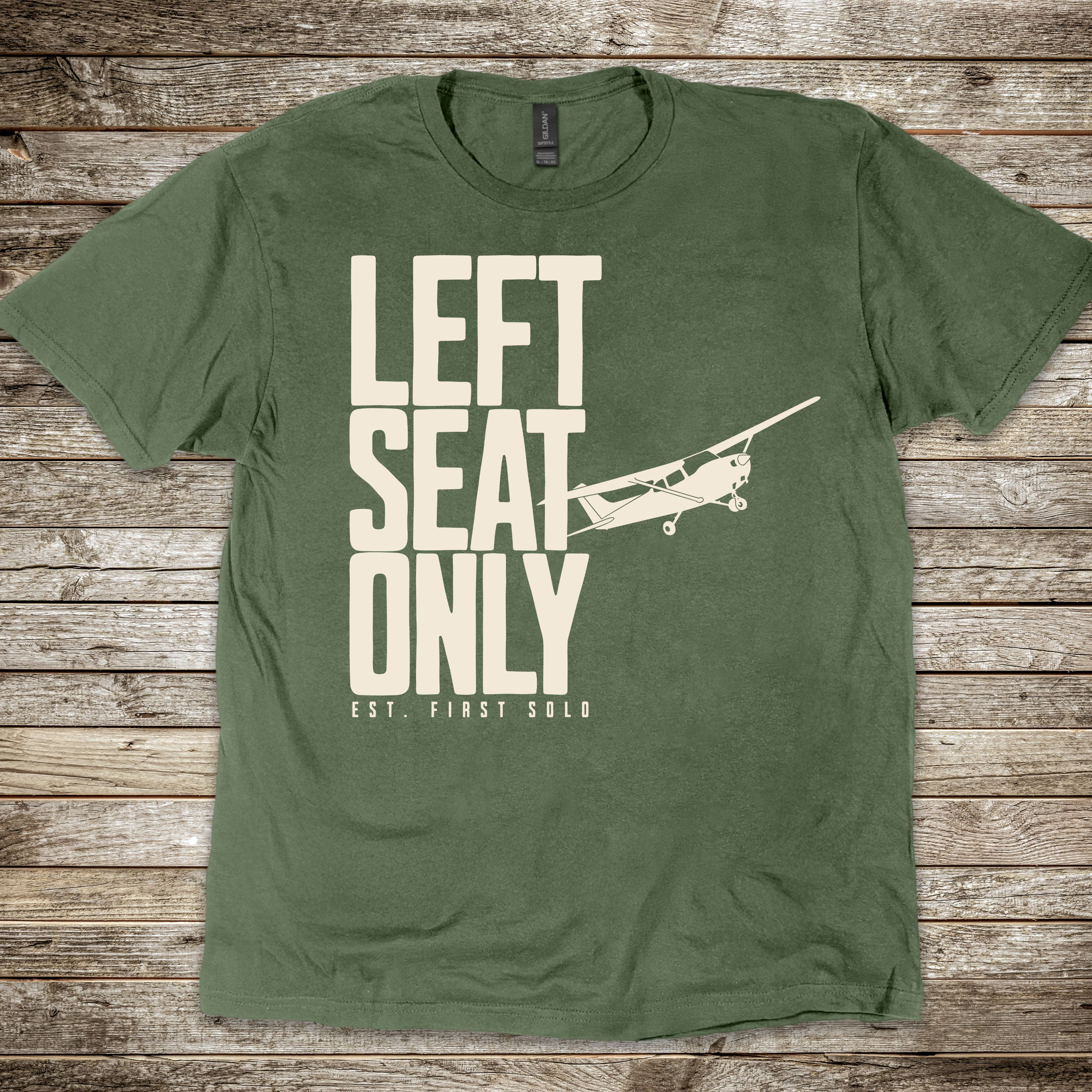 Left Seat Only T-shirt