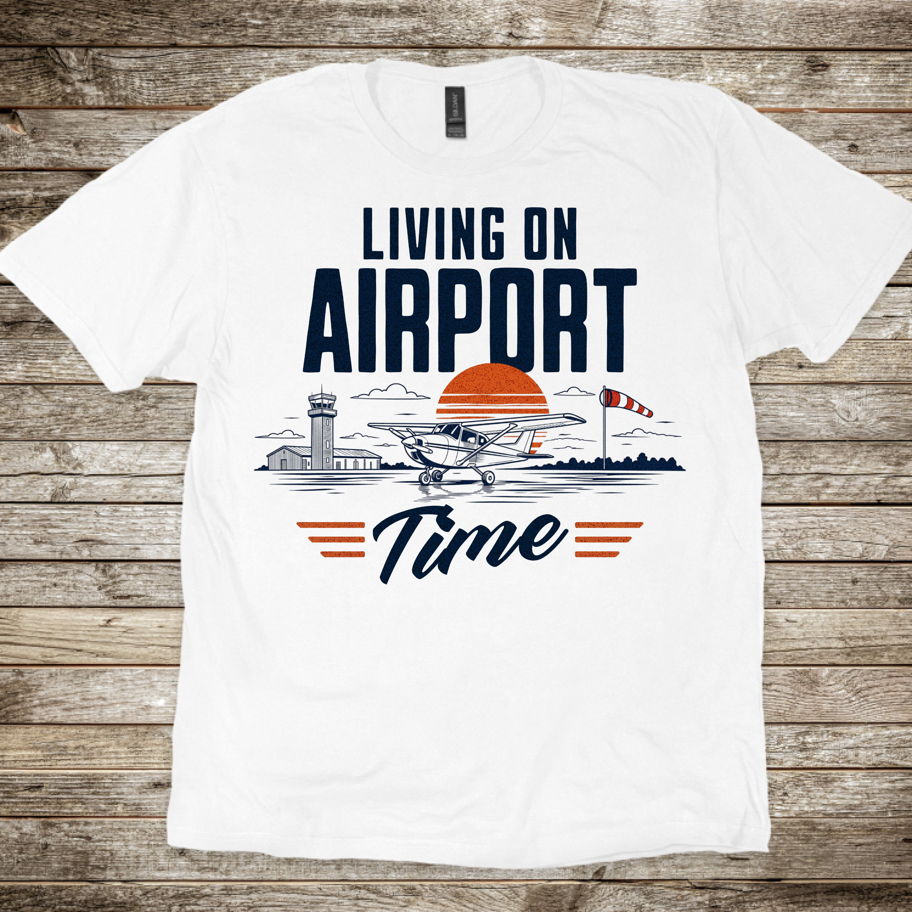 Living on Airport Time T-Shirt