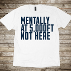 Mentally at 5,000FT T-shirt