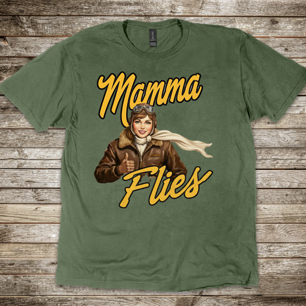 Mamma Flies T-shirt