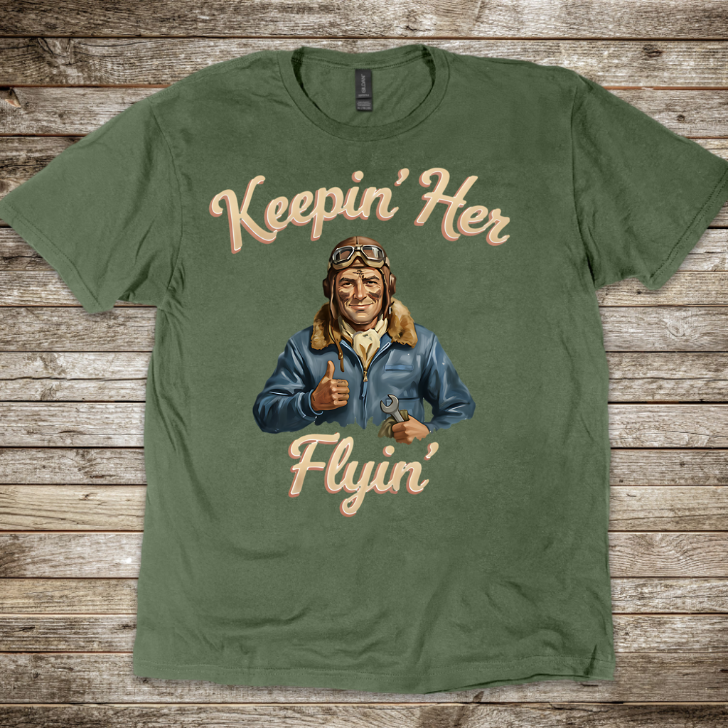 Keepin' Her Flyin' T-shirt