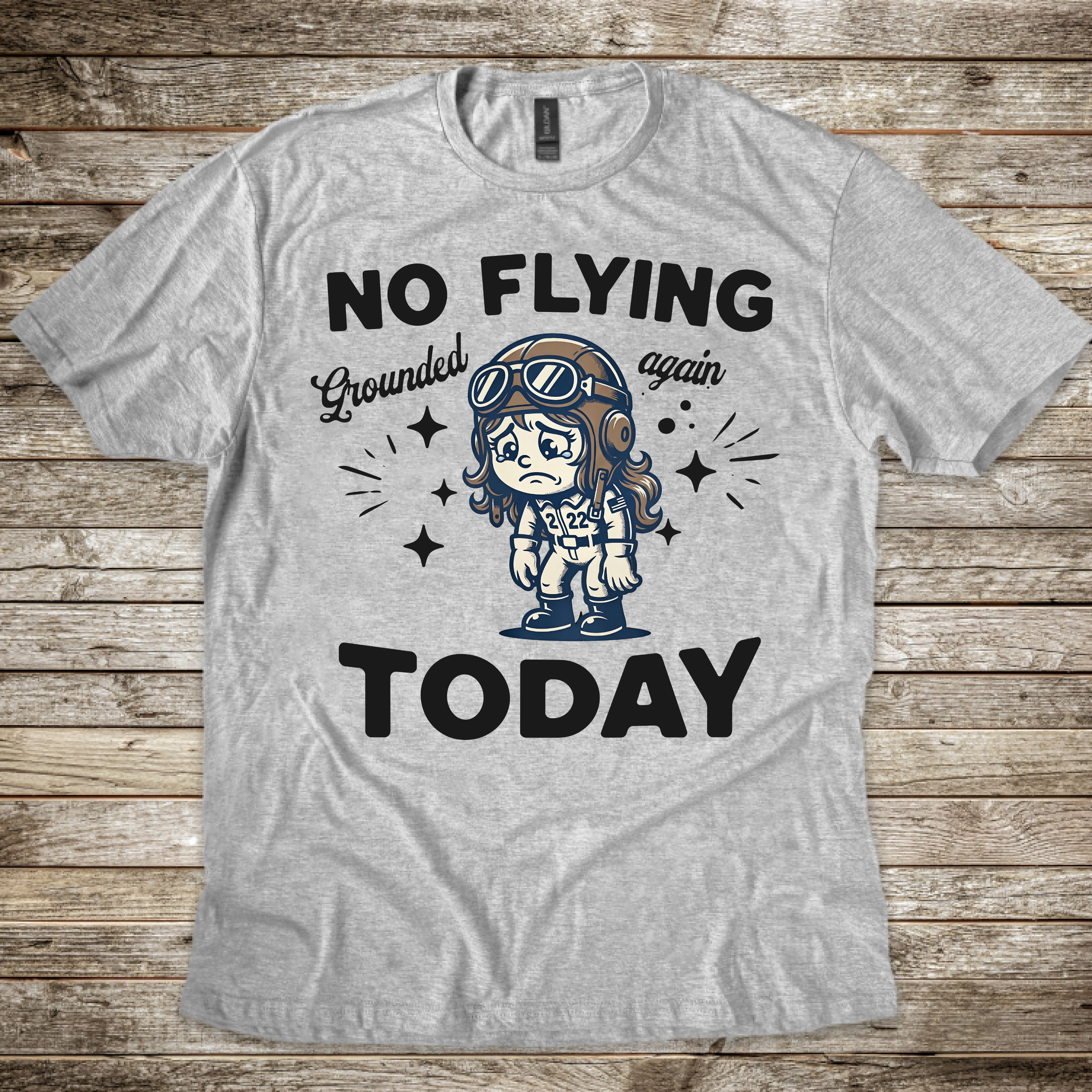 No Flying Today - Female T-shirt