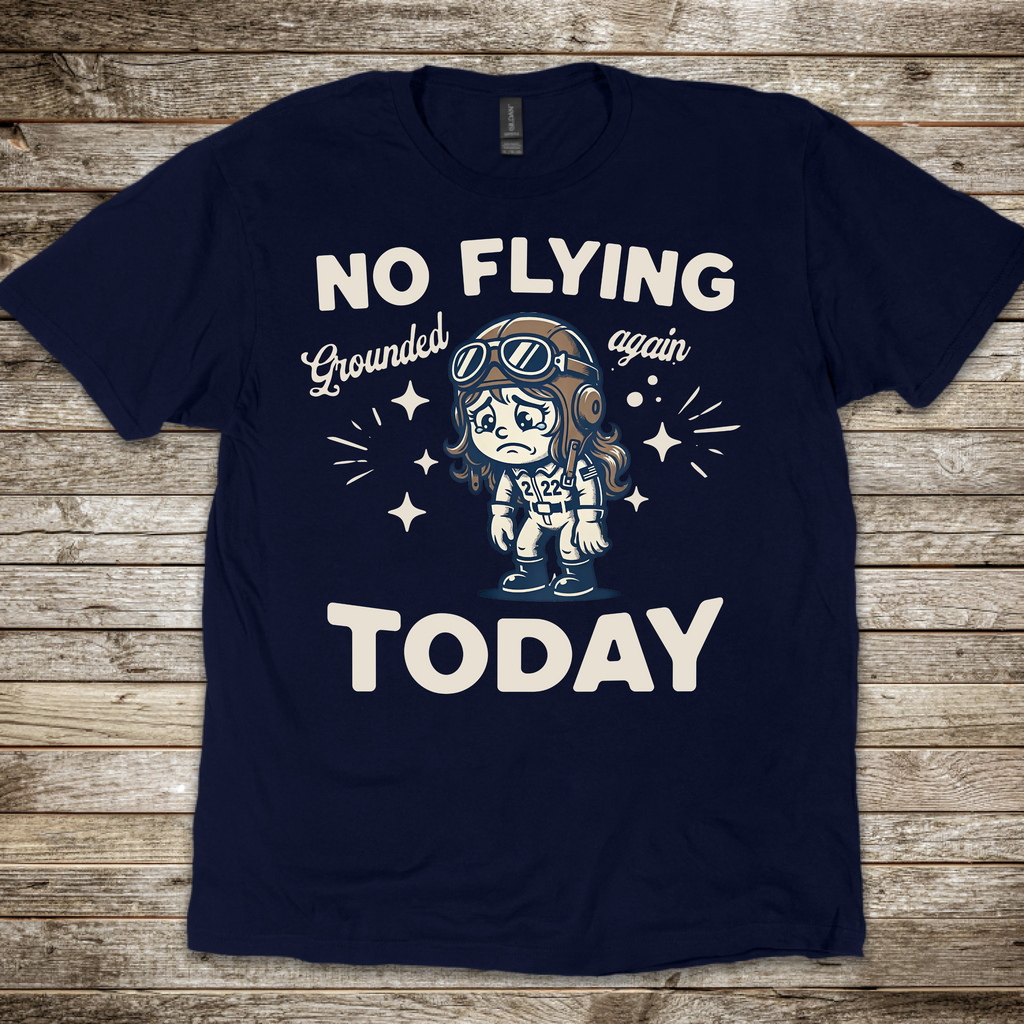 No Flying Today - Female T-shirt