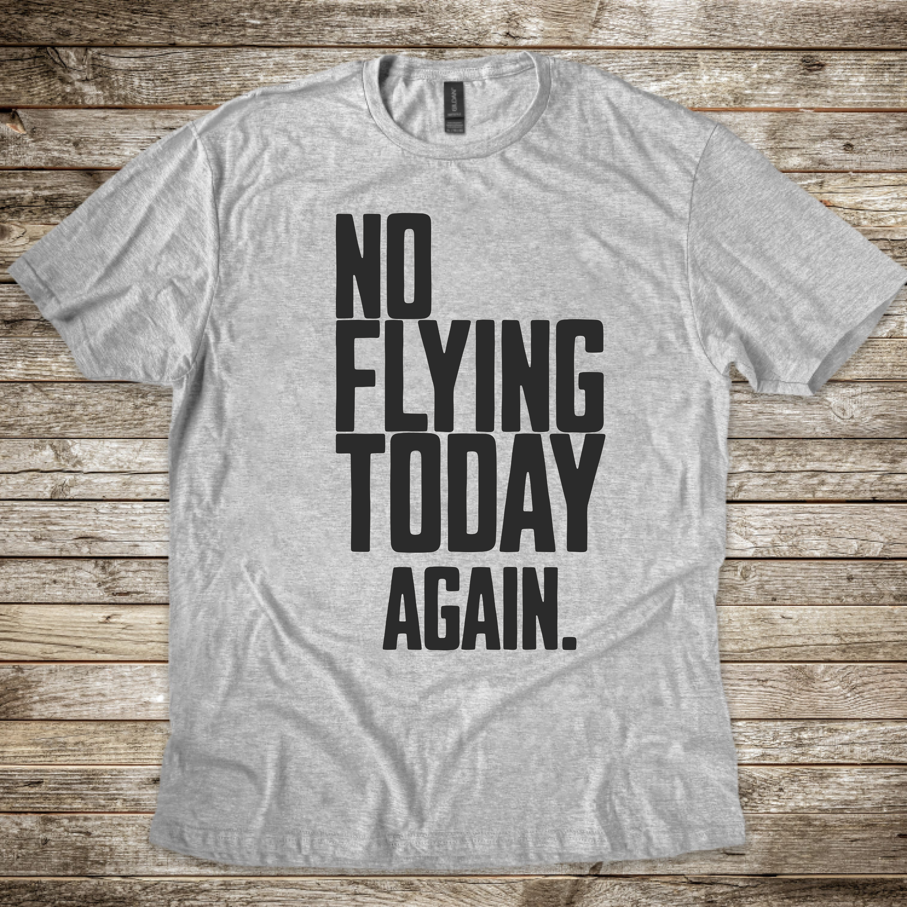 No Flying Today Again T-Shirt
