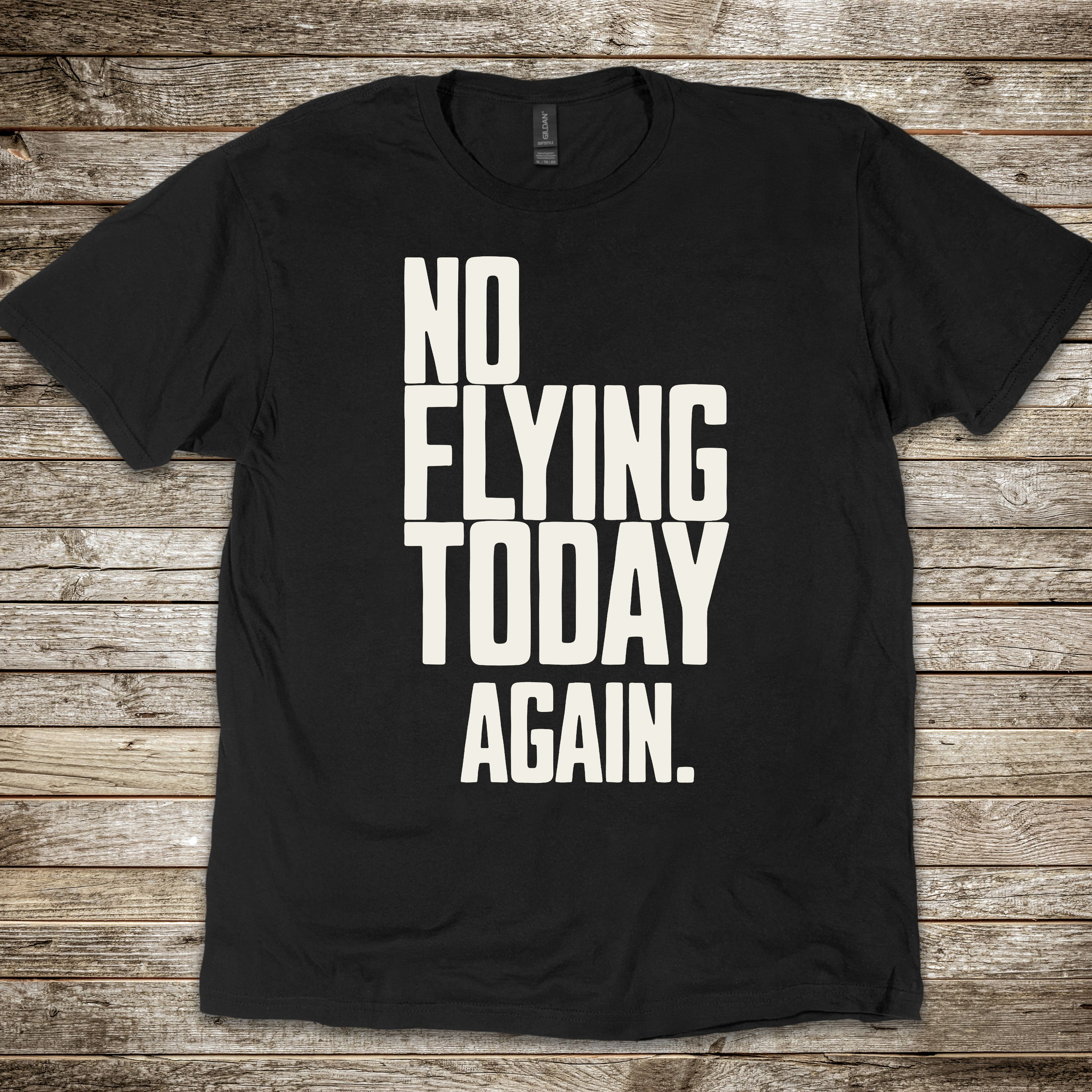 No Flying Today Again T-Shirt