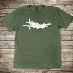 North American P-51 Mustang Silhouette T-shirt