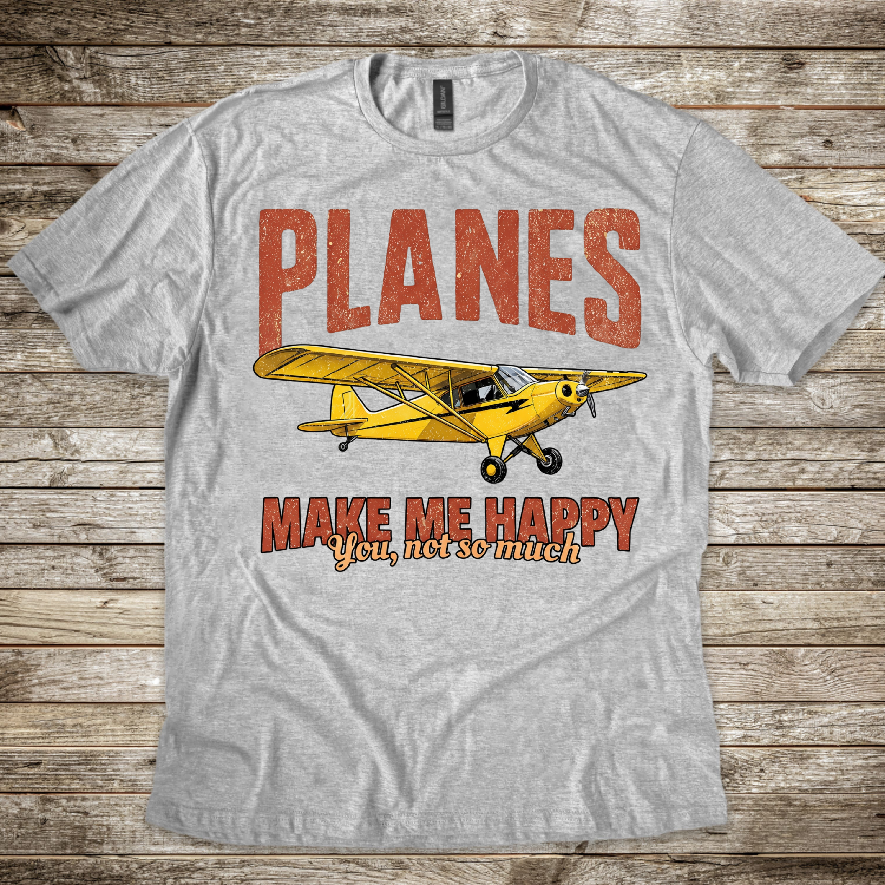 Planes Make Me Happy T-shirt