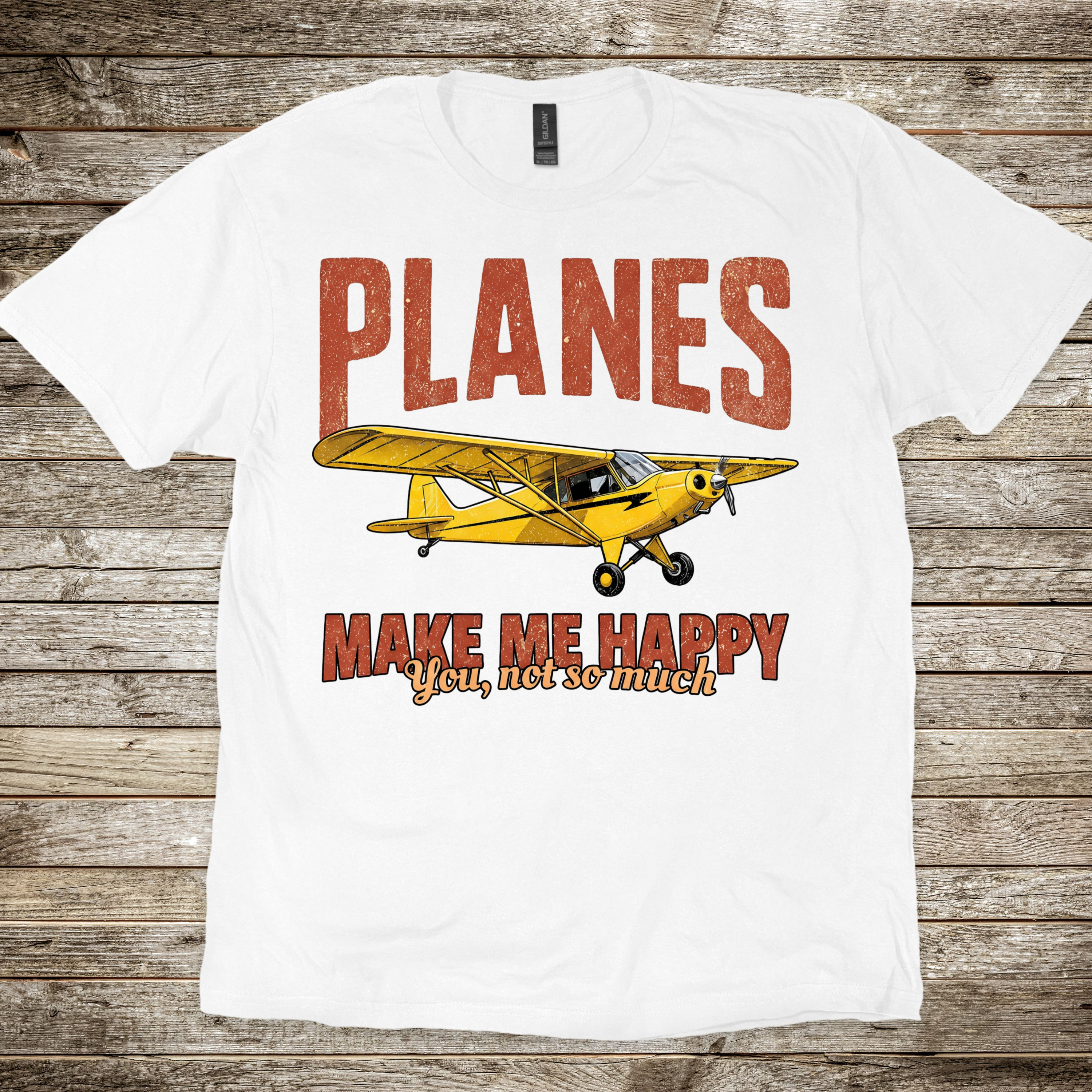 Planes Make Me Happy T-shirt