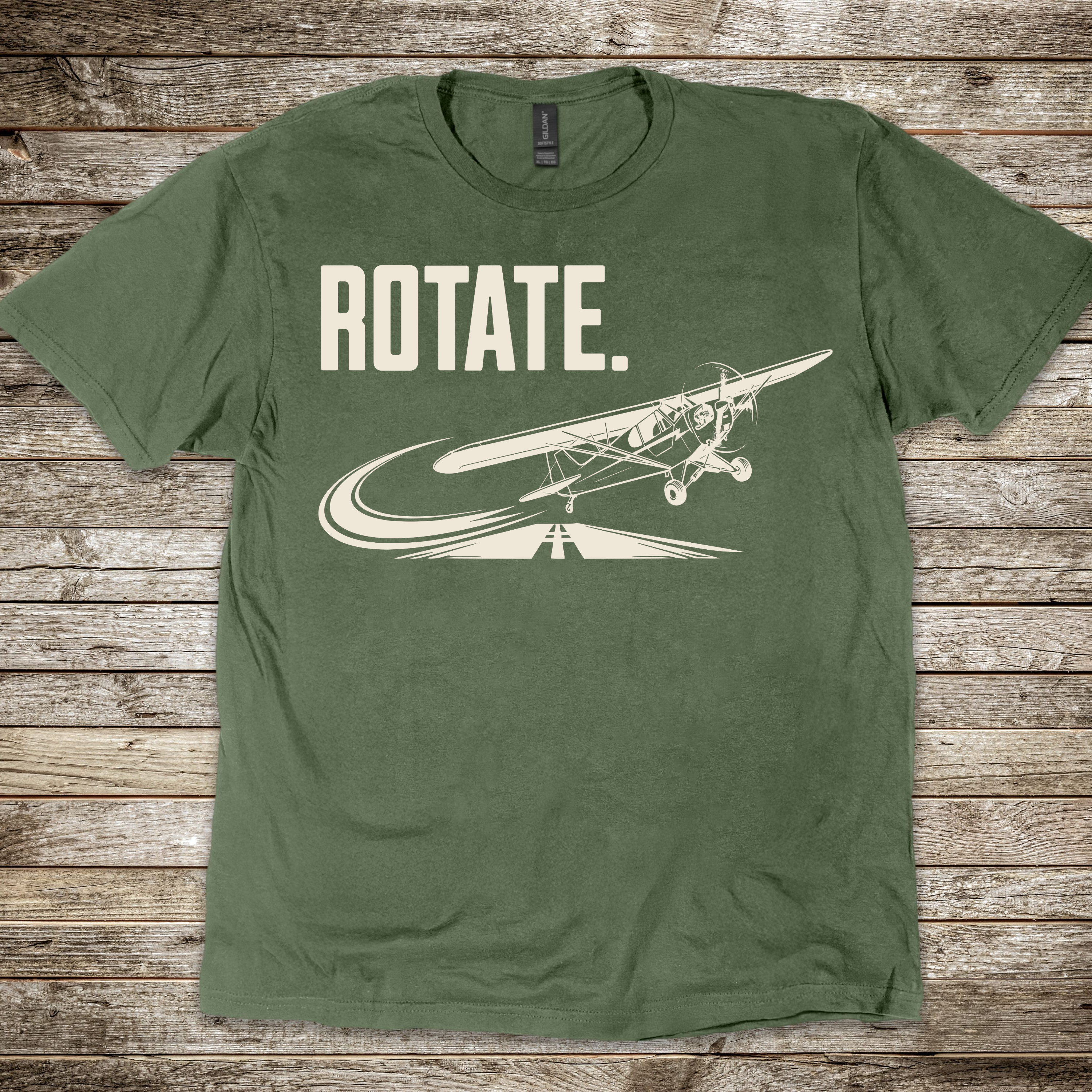 Rotate Piper Cub T-shirt