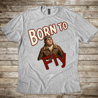 Born to Fly Male Aviator T-shirt