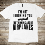 Thinking About Airplanes T-shirt